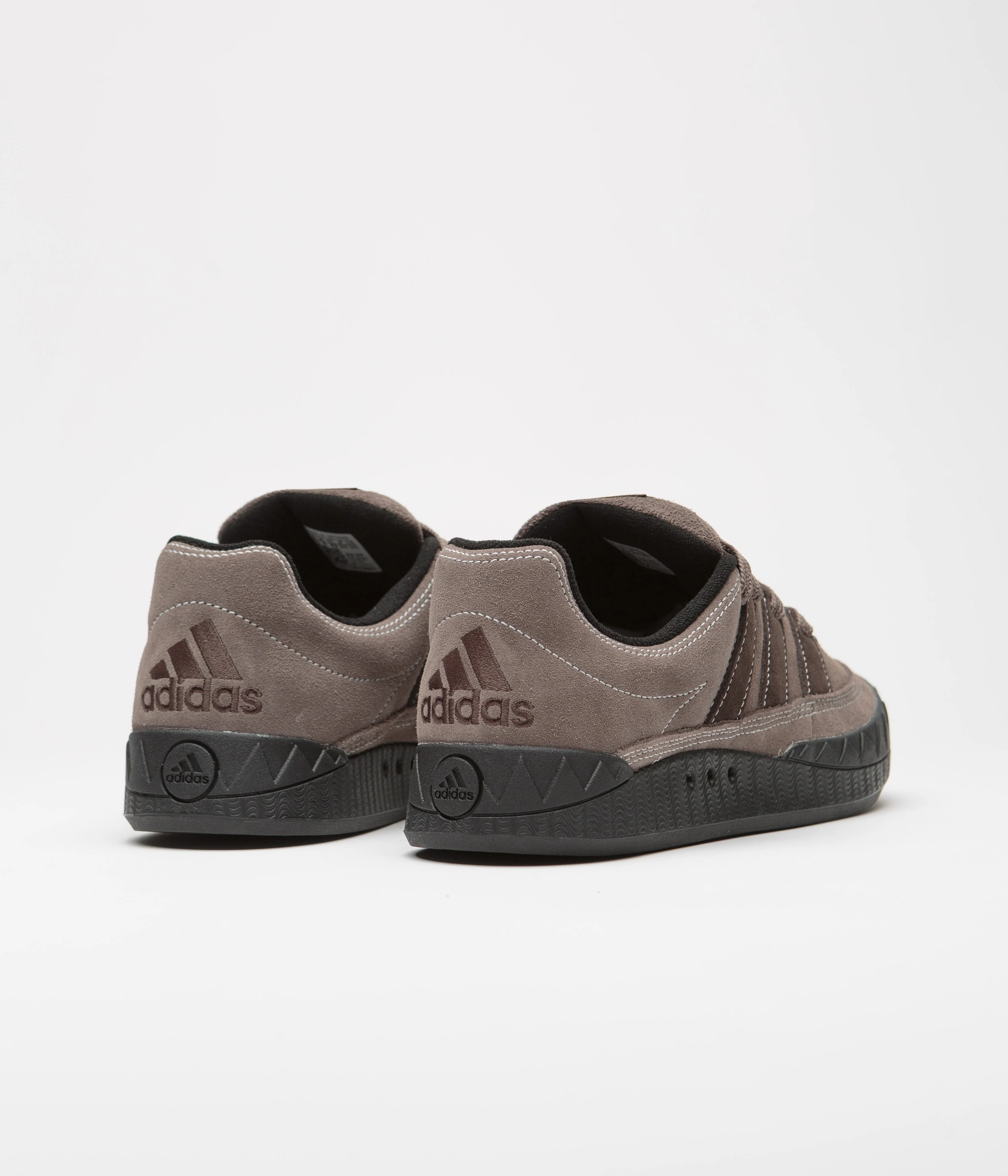 Adidas Adimatic Shoes - Earth Strata / Dark Brown / Crystal White - Image 4