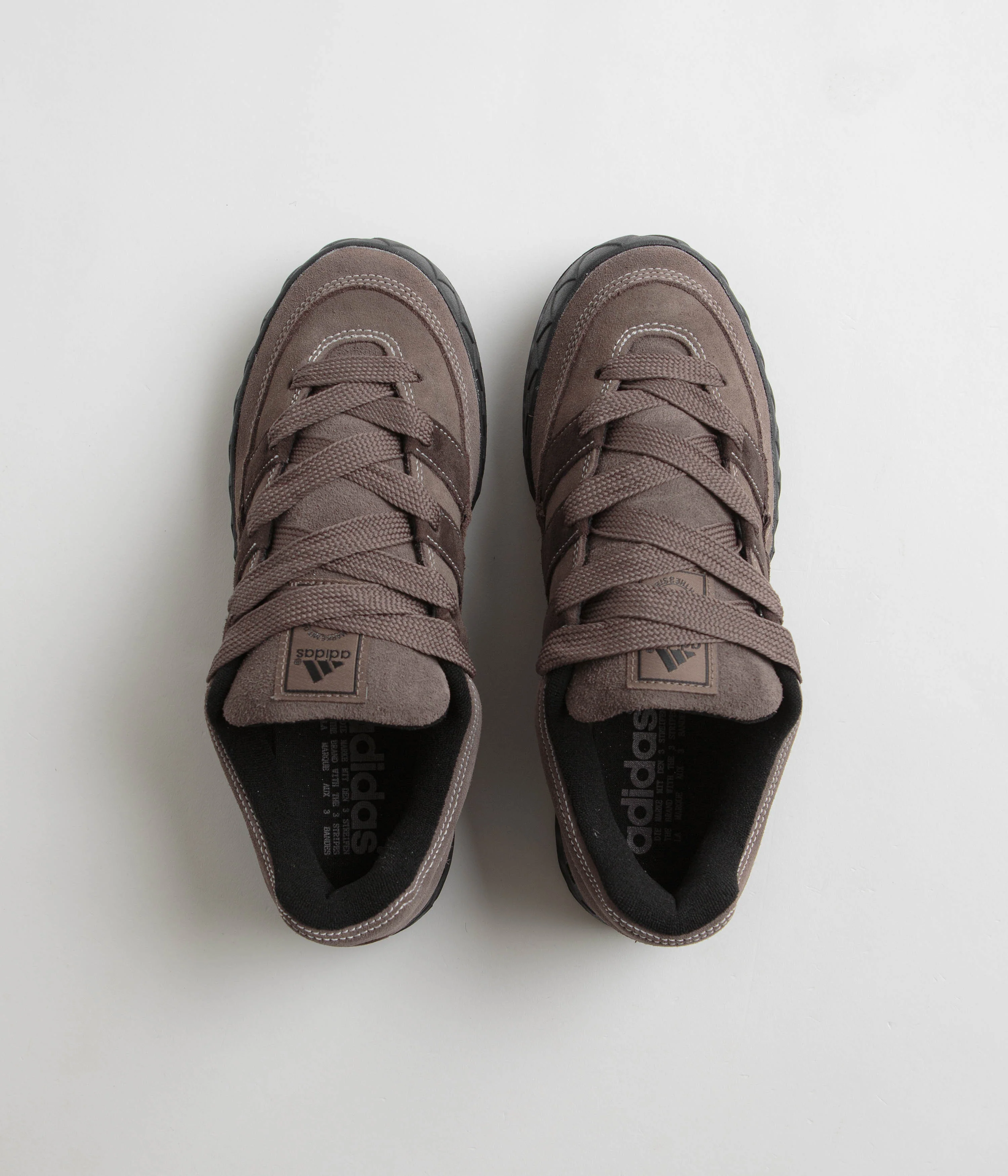 Adidas Adimatic Shoes - Earth Strata / Dark Brown / Crystal White - Image 6