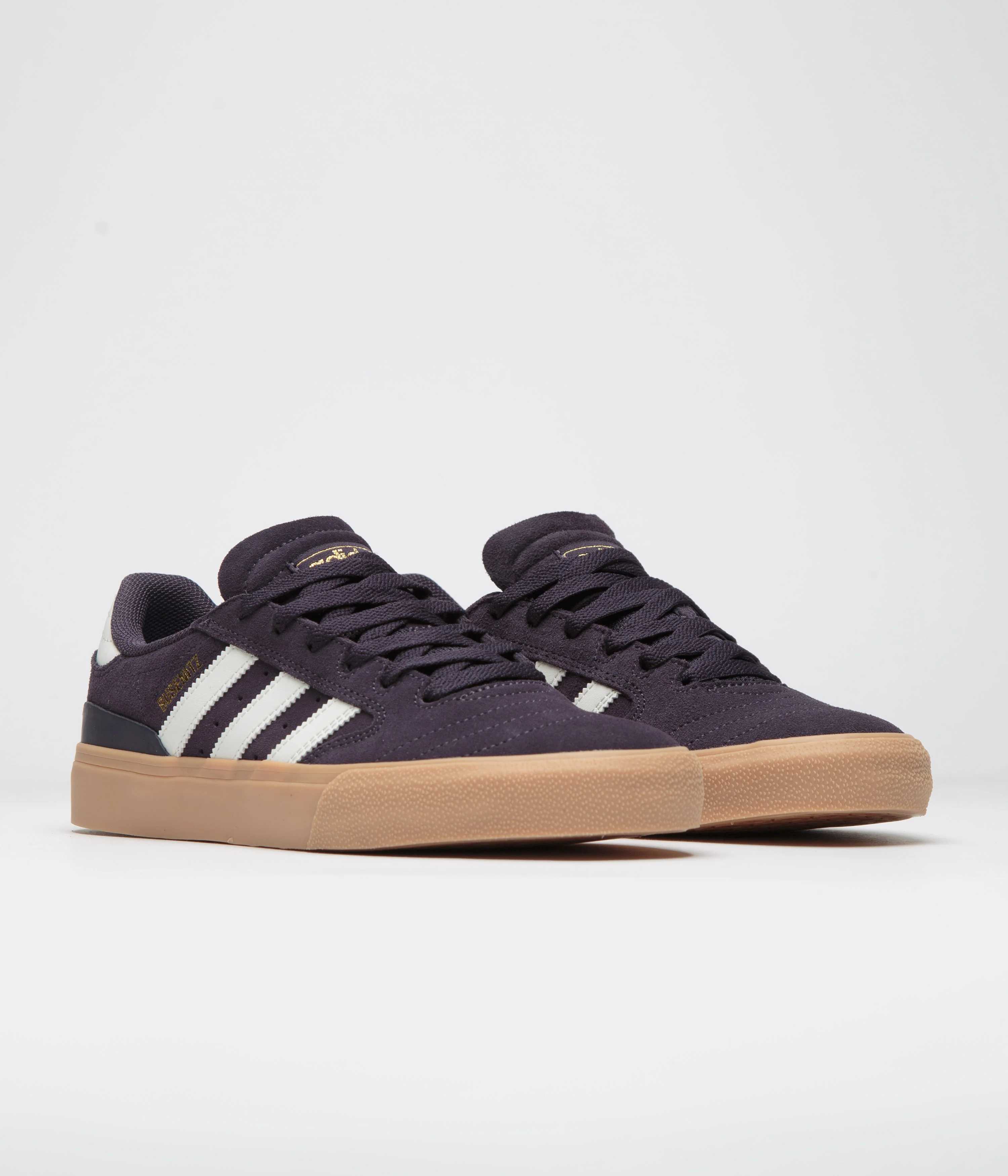 Adidas Busenitz Vulc II Shoes - Aurora Black / Off White / Gum - Image 2