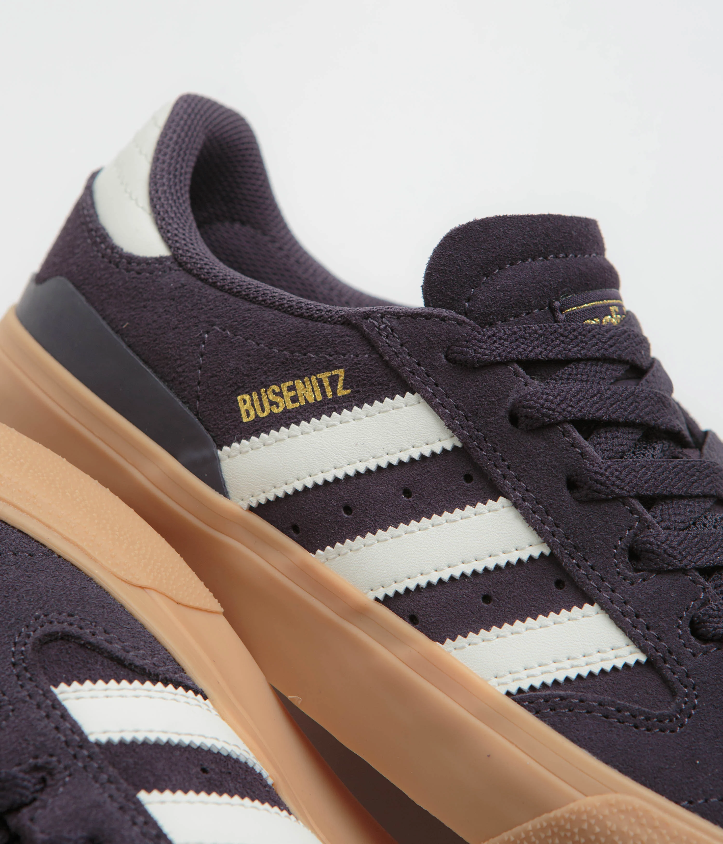 Adidas Busenitz Vulc II Shoes - Aurora Black / Off White / Gum - Image 3