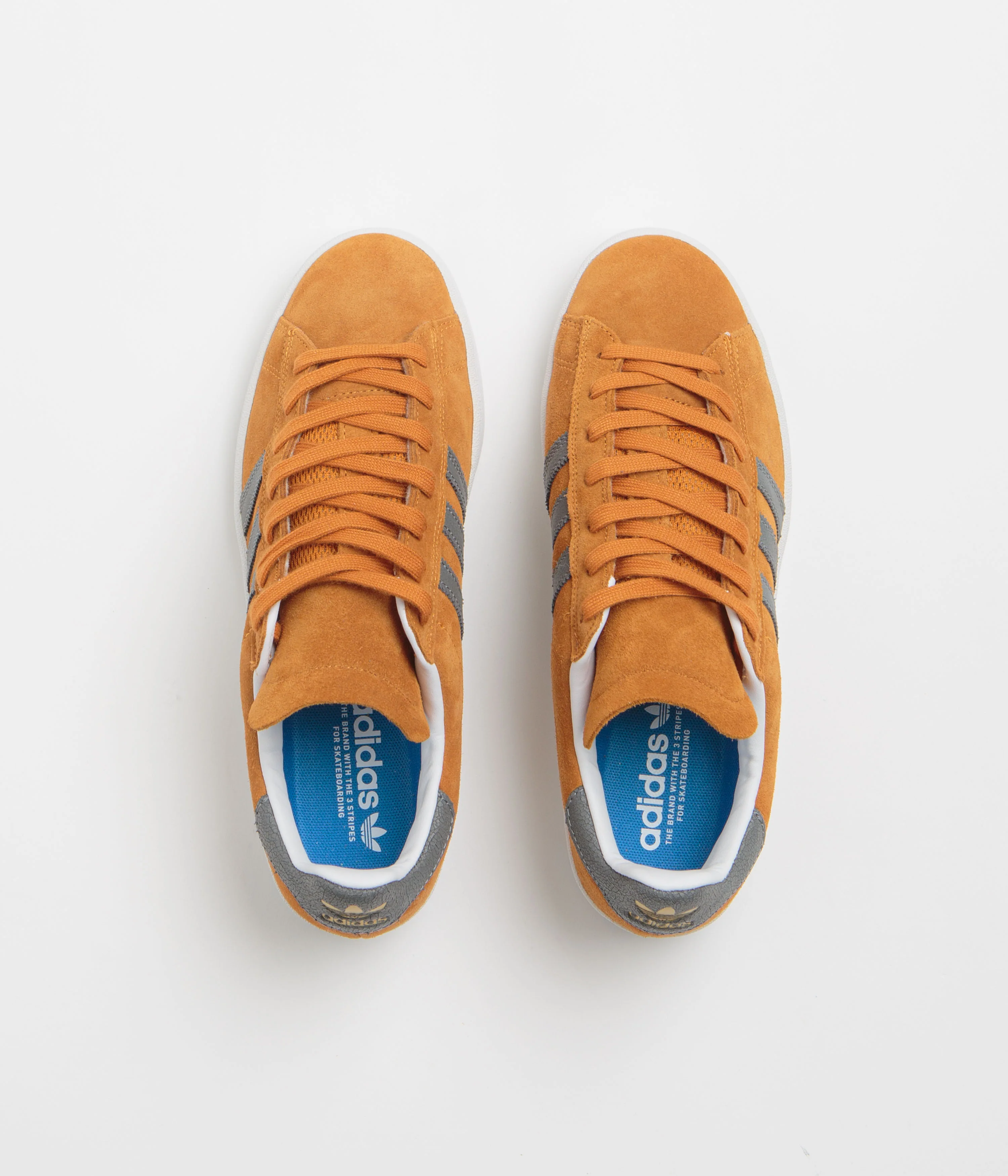 Adidas Campus ADV Shoes - Rustic Orange / Grey Four / FTWR White - Image 7