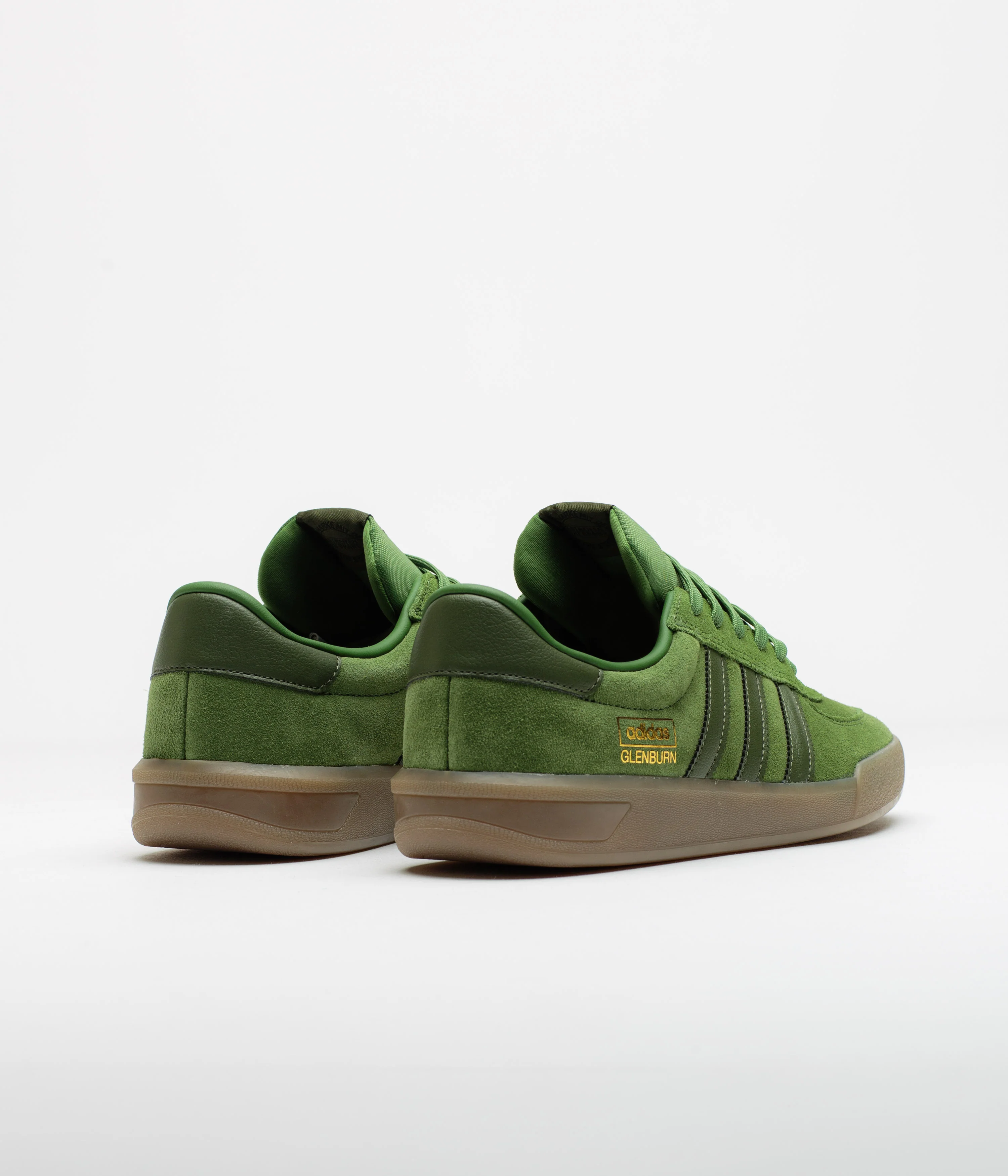 Adidas Glenburn Shoes - Crew Green / Wild Pine / Gum5 - Image 4