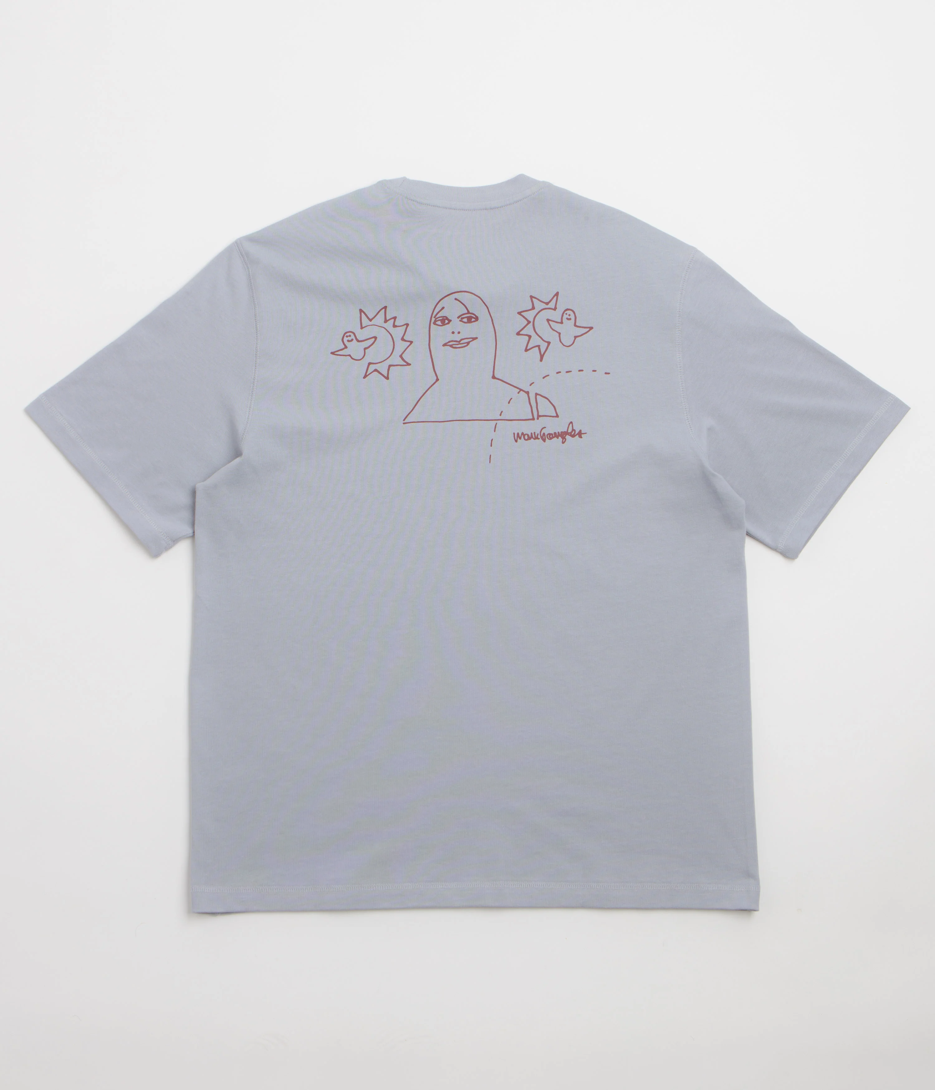 Adidas Gonz NA T-Shirt - Halo Silver / Shadow Red