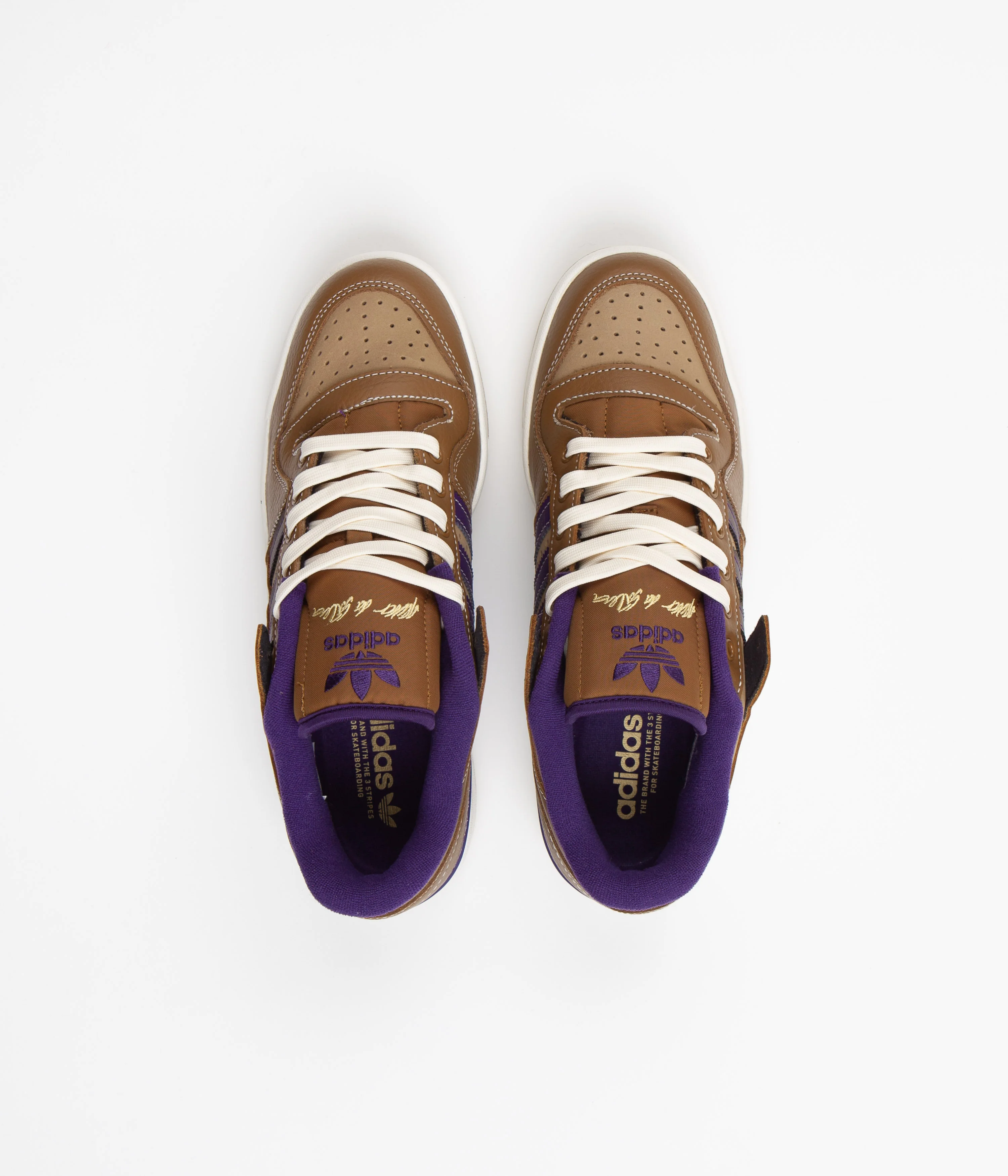 Adidas Heitor Forum 84 Low ADV Shoes - Wild Brown / Cardboard / Dark Brown - Image 7