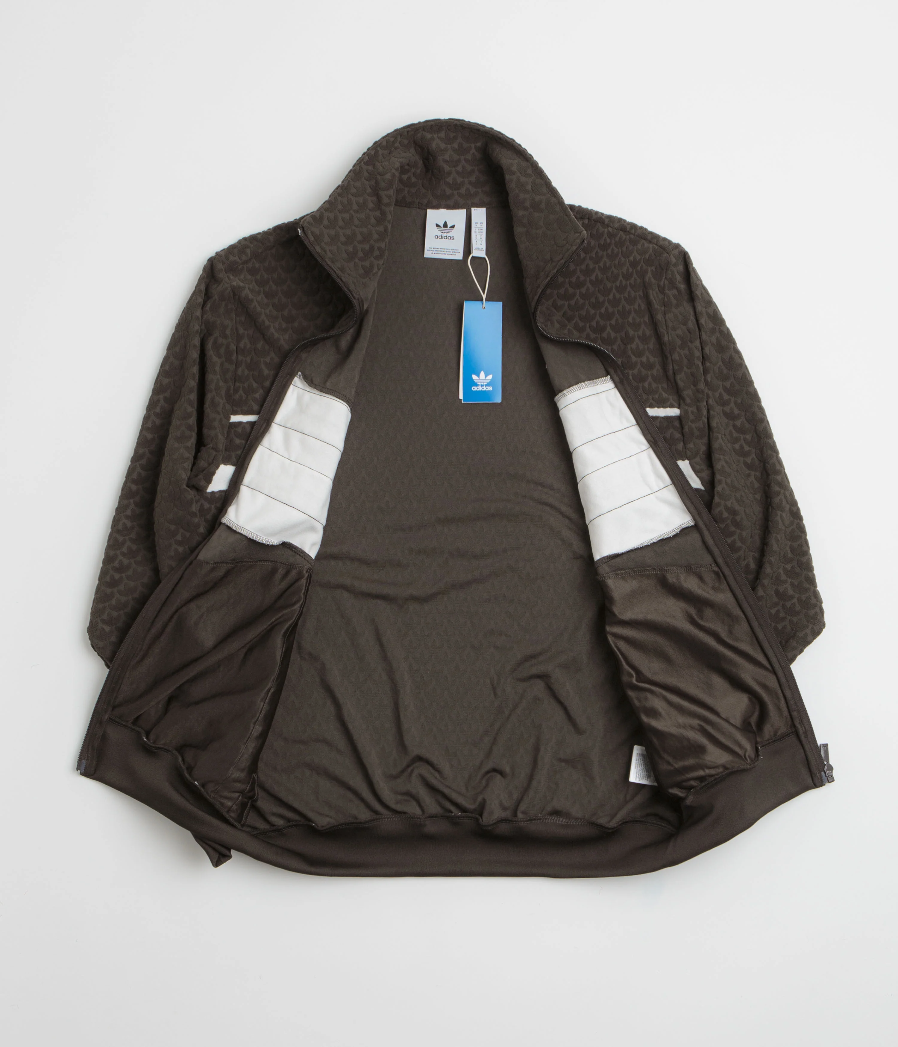 Adidas Monogram Track Jacket - Dark Brown - Image 2