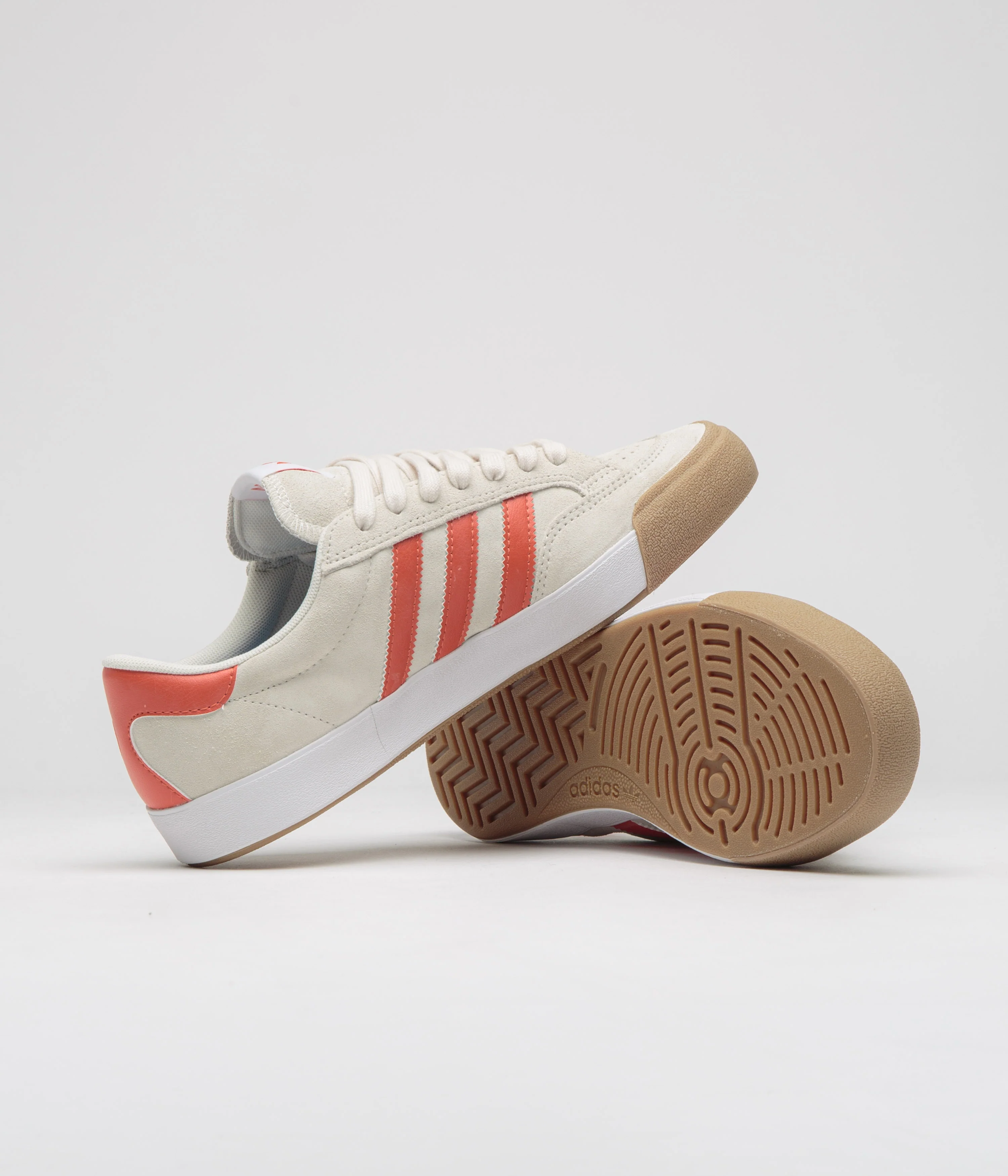 Adidas Nora Shoes - Wonder White / Orange / Gum4 - Image 5