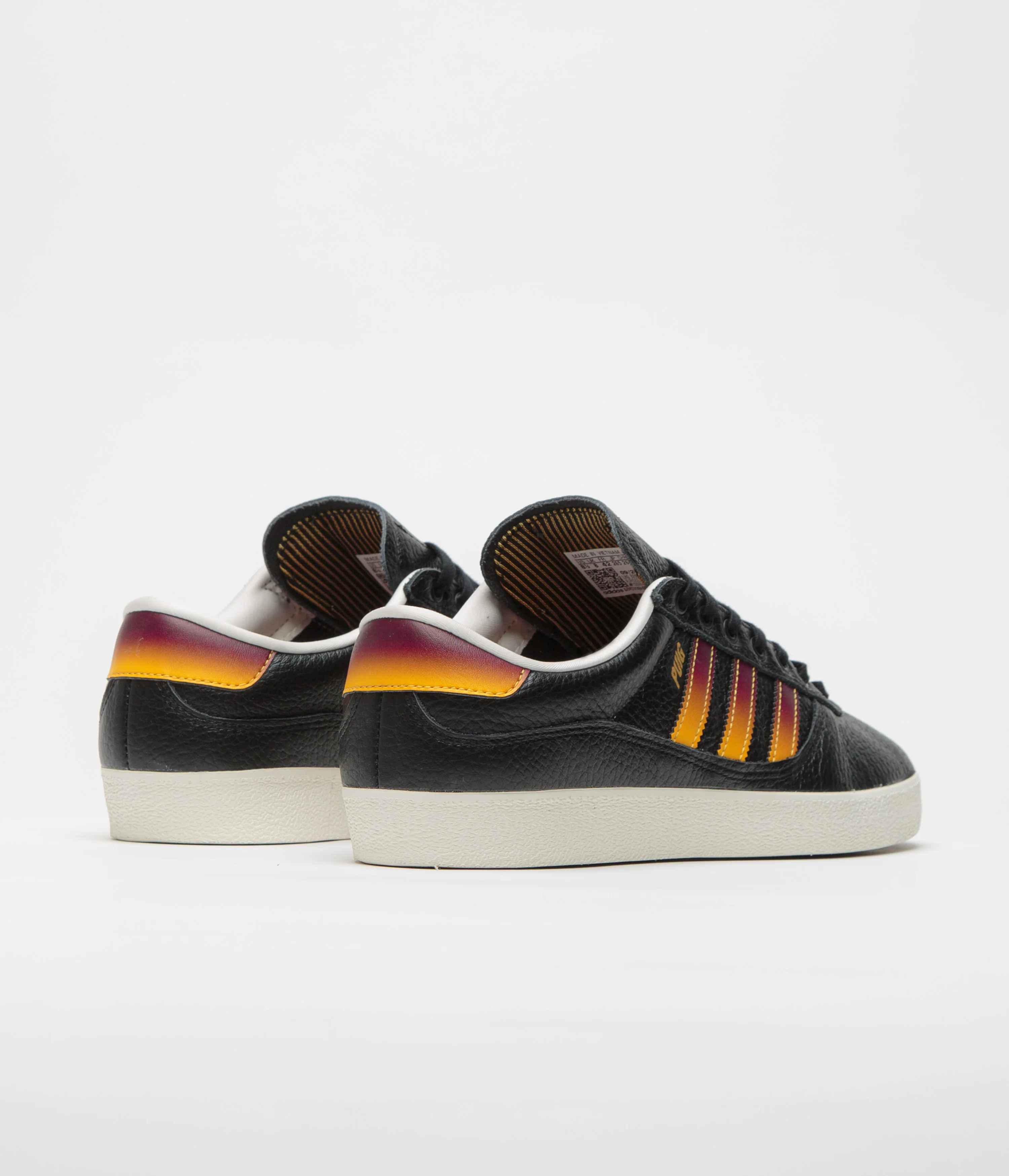 Adidas Puig Indoor Shoes - Core Black / Shadow Red / Crew Yellow - Image 4