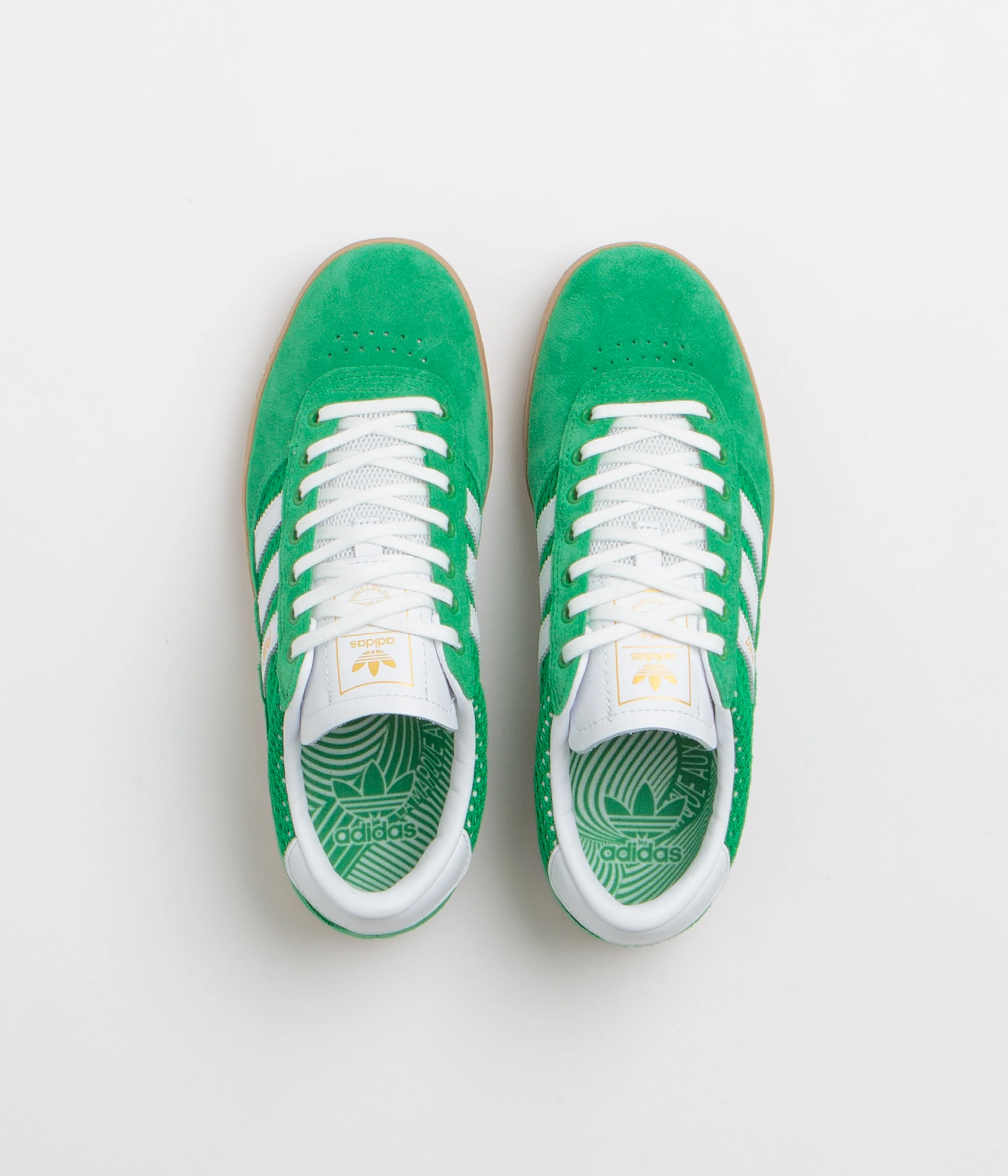 Adidas Puig Indoor Shoes - Green / FTWR White / Gum4 - Image 7