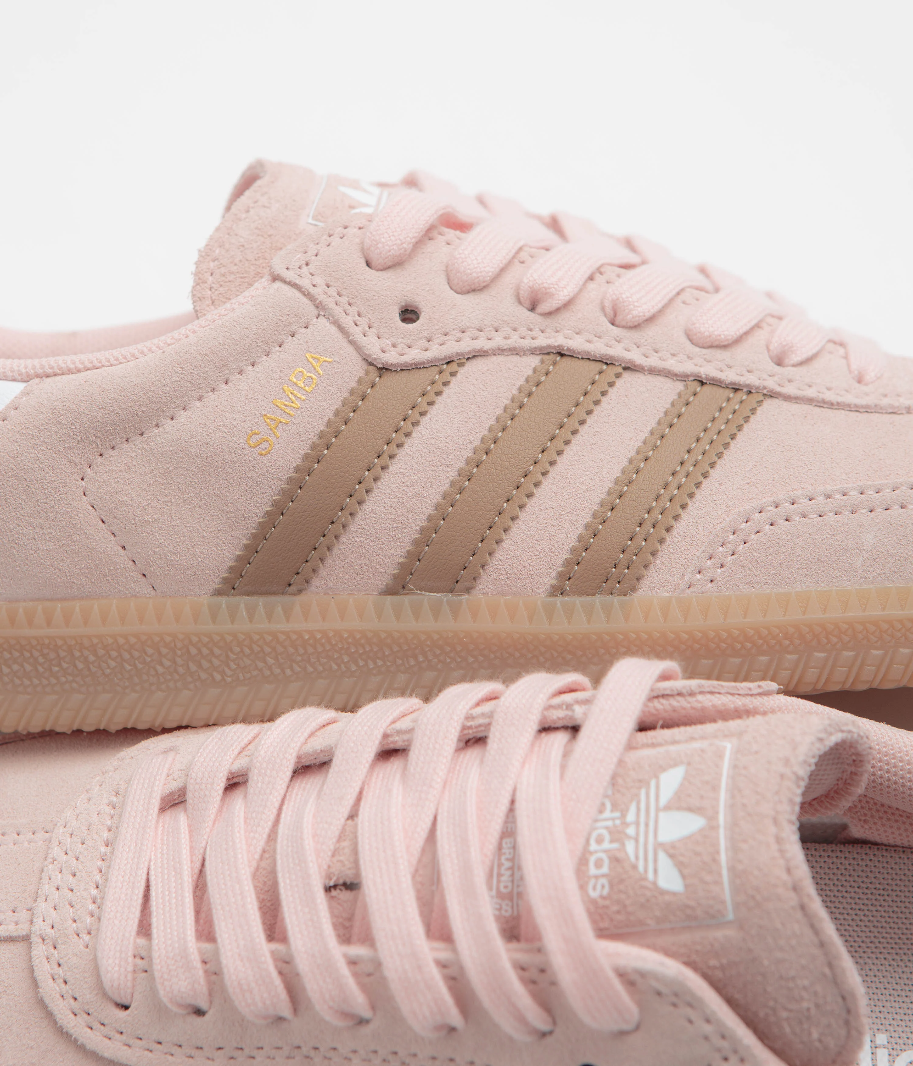 Adidas Samba ADV Shoes - Blush Pink / Cardboard / Gum4 - Image 3