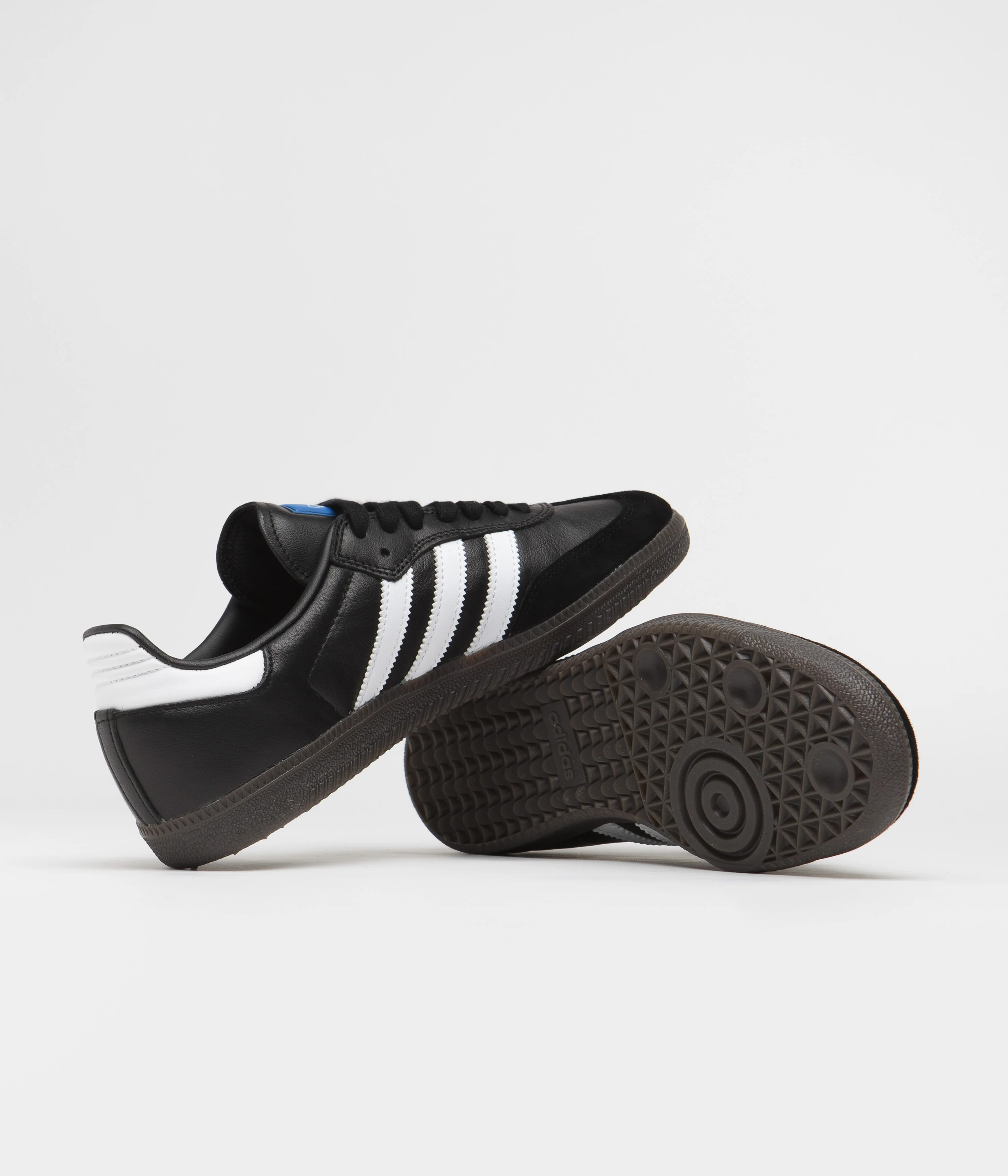 Adidas Samba Adv Shoes - Core Black / FTWR White / Gold Metallic - Image 5