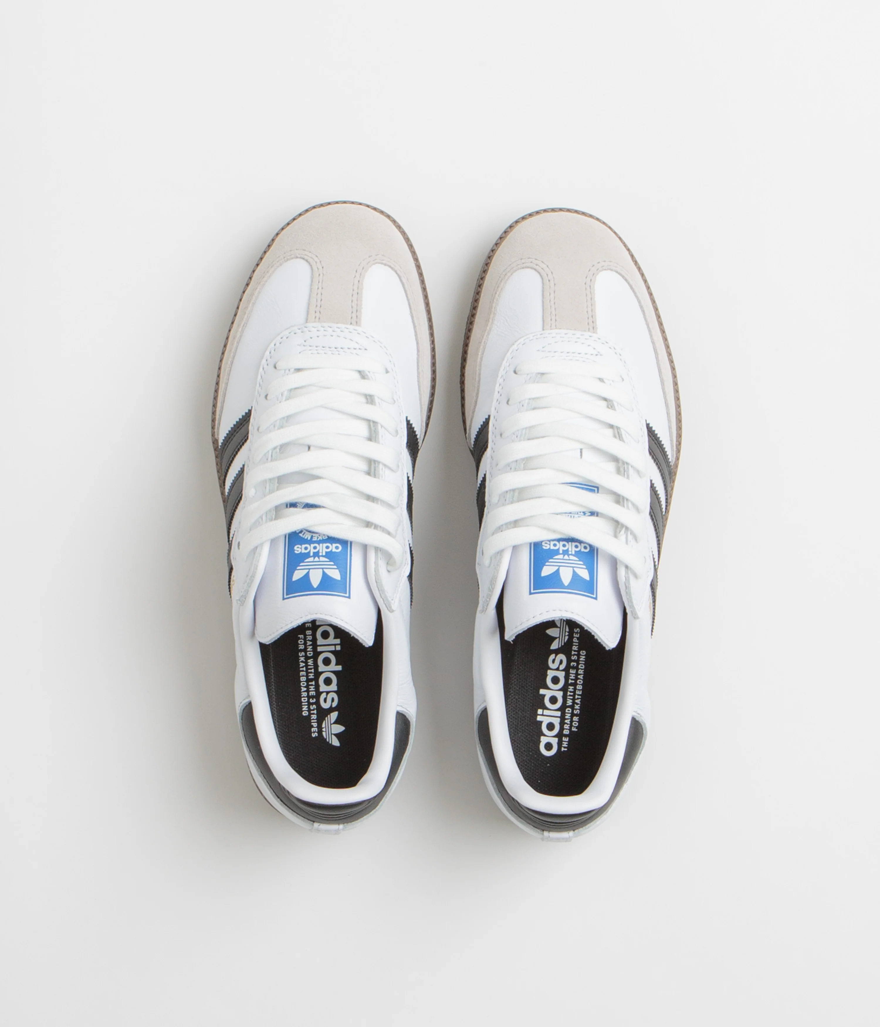Adidas Samba ADV Shoes - FTWR White / Core Black / Gum5 - Image 7