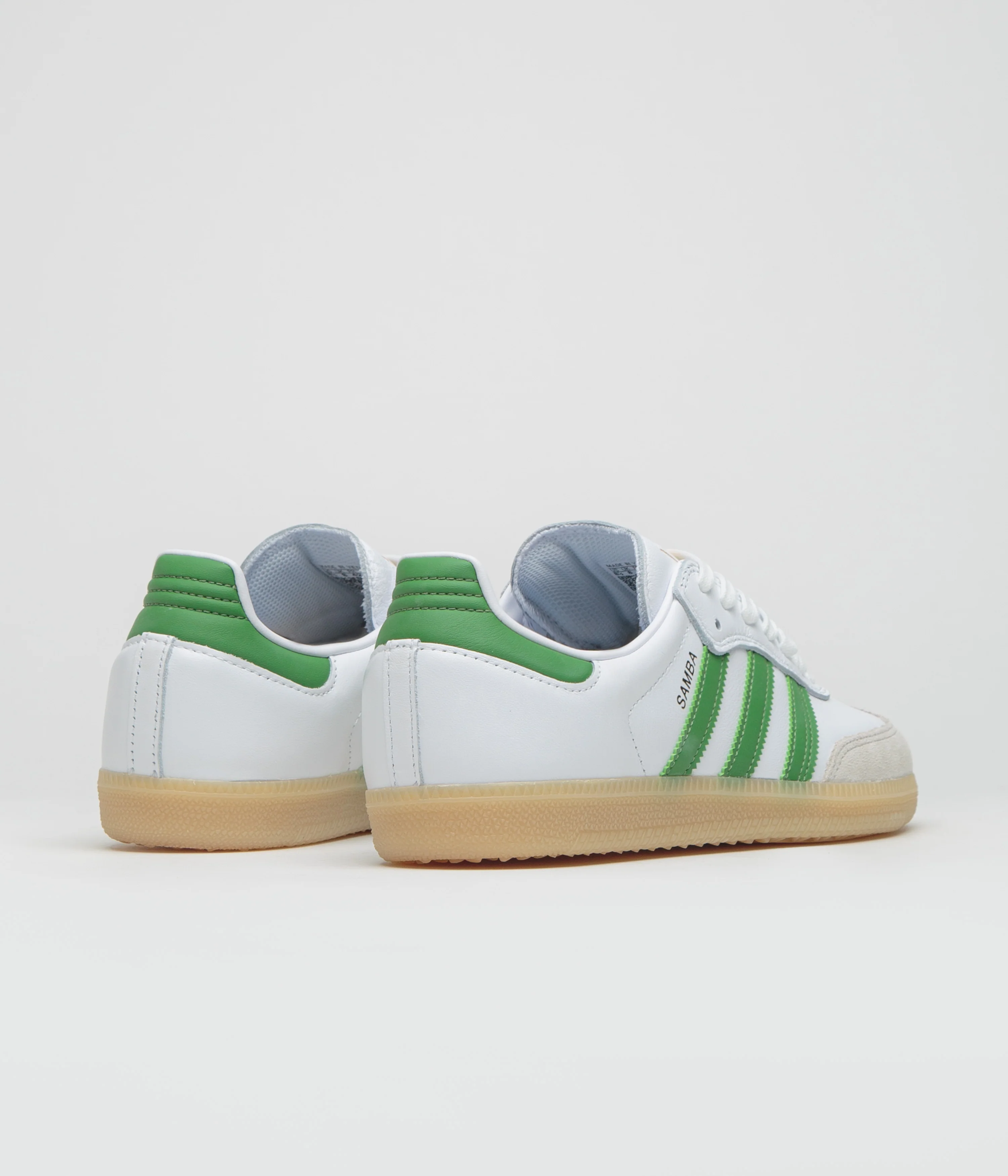 Adidas Samba ADV Shoes - FTWR White / Crew Green / Gum3 - Image 4