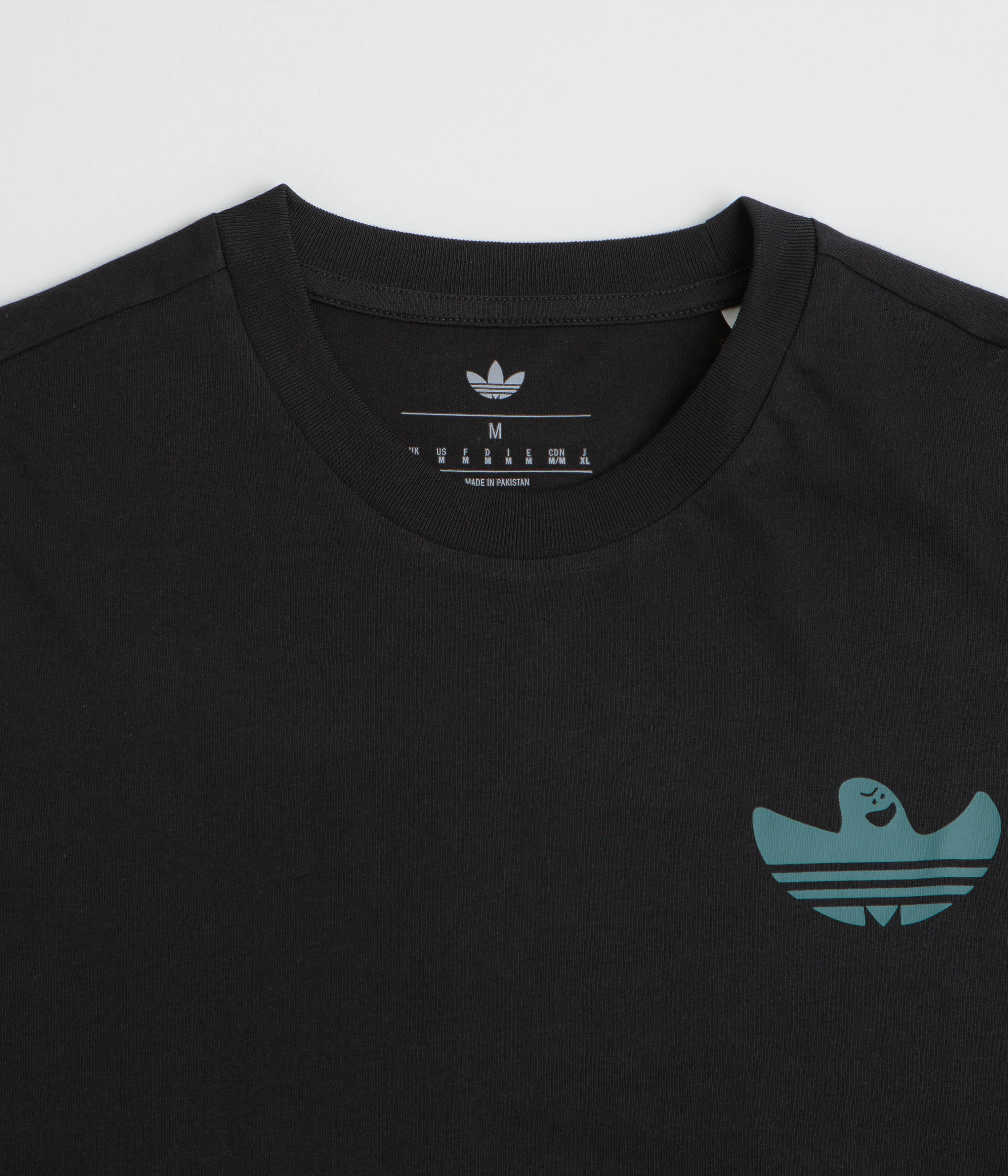 Adidas Shmoofoil Gonz Speedy T-Shirt - Black / Preloved Teal - Image 3