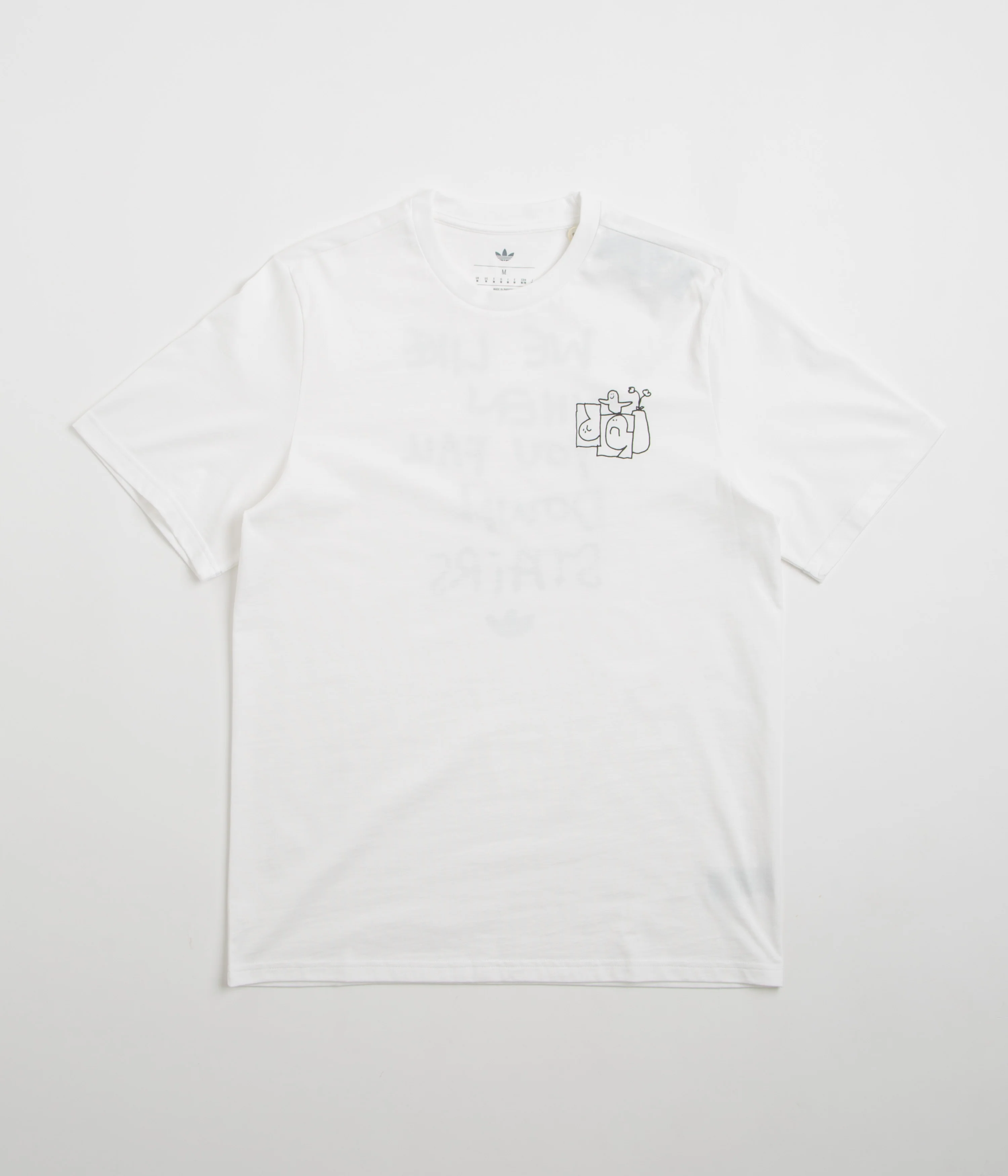Adidas Shmoofoil Stairs T-Shirt - White / Black - Image 2