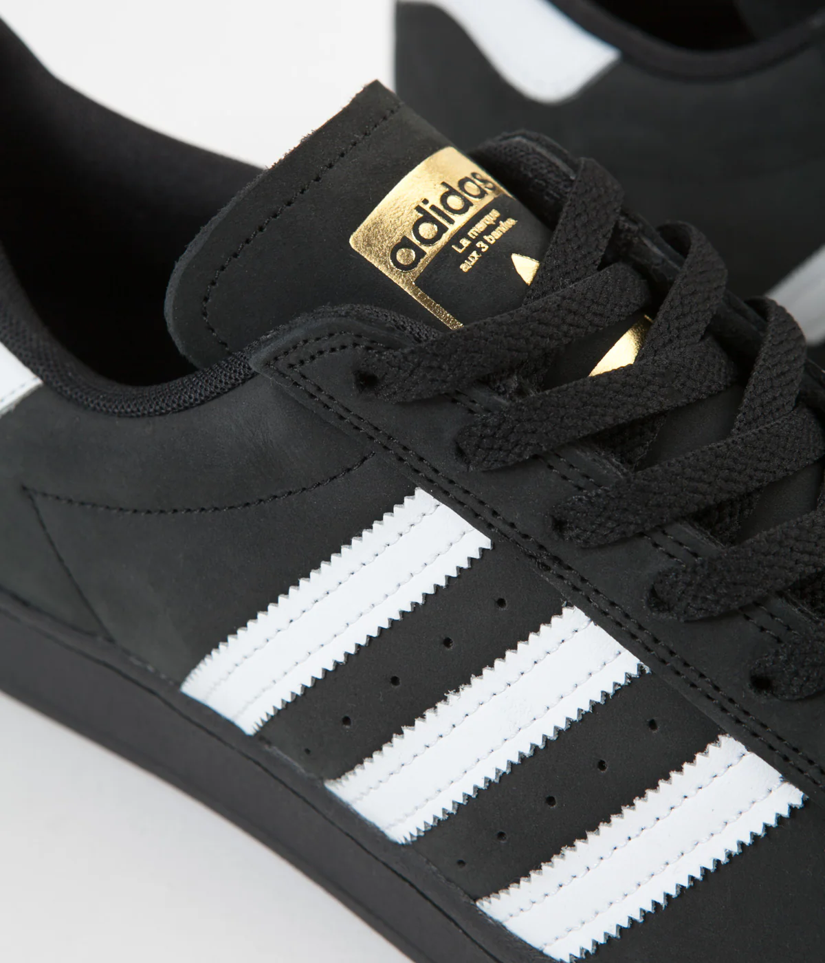 Adidas Superstar ADV Shoes - Core Black / White / Gold Metallic - Image 3