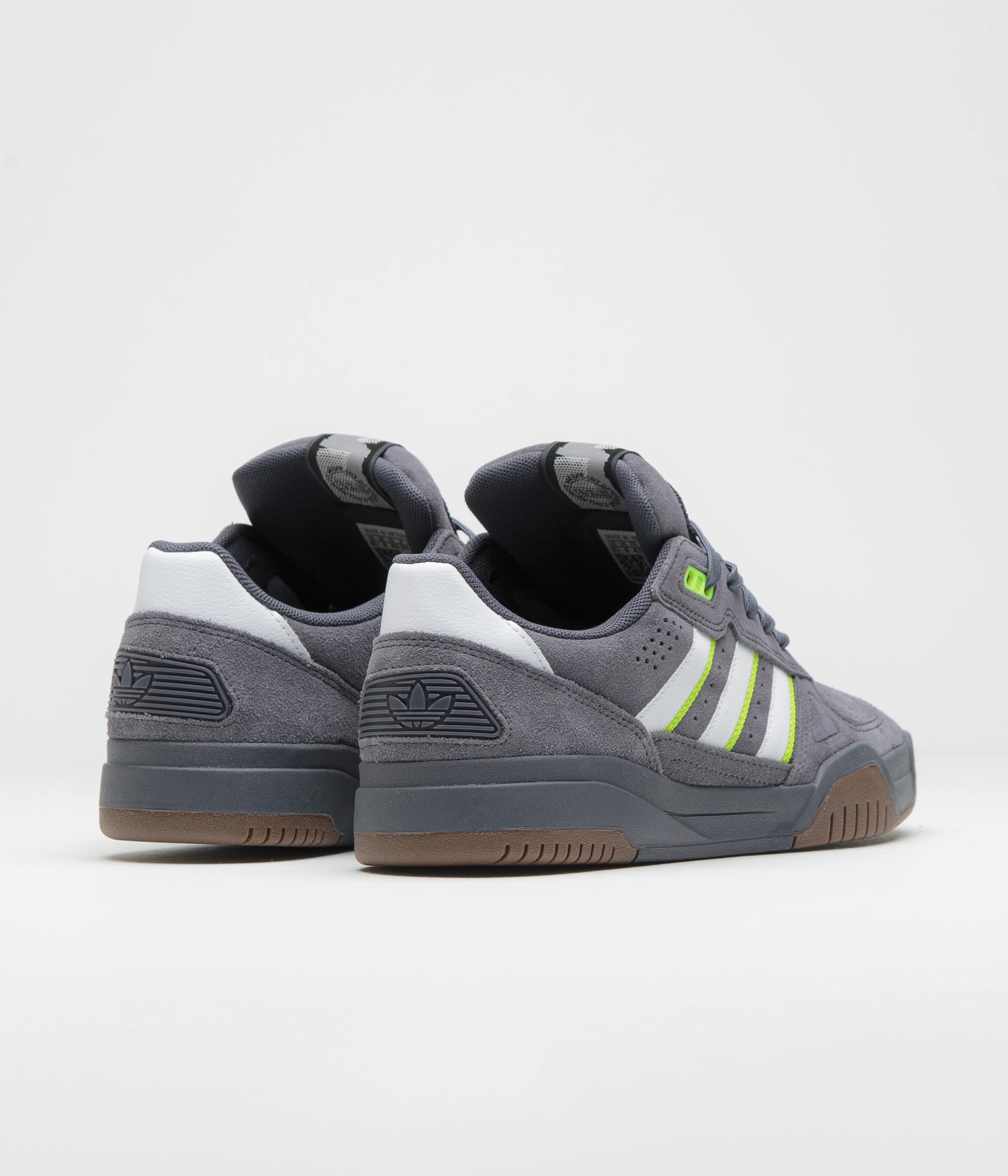 Adidas Tekkira Cup Shoes - Aurora Onix / FTWR White / Solar Slime - Image 4