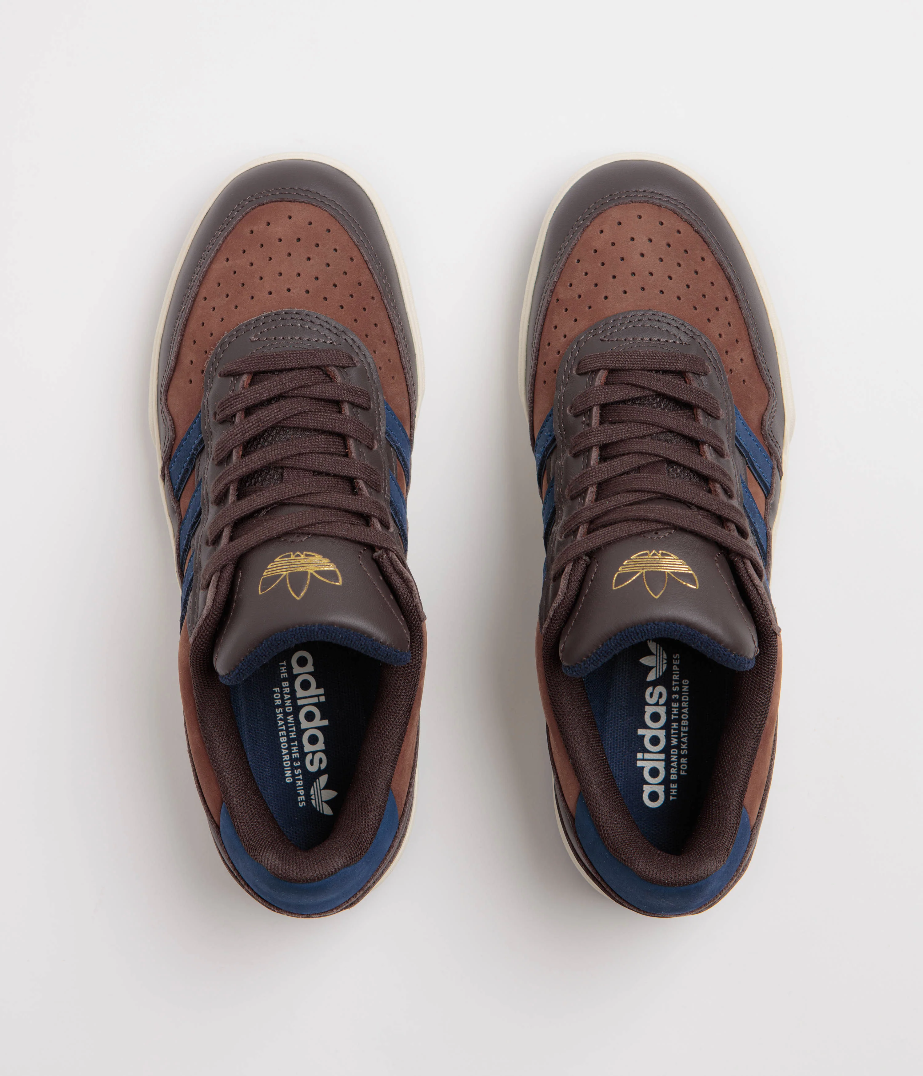 Adidas Tyshawn II Shoes - Aurora Coffee / Dark Blue / Preloved Brown - Image 7