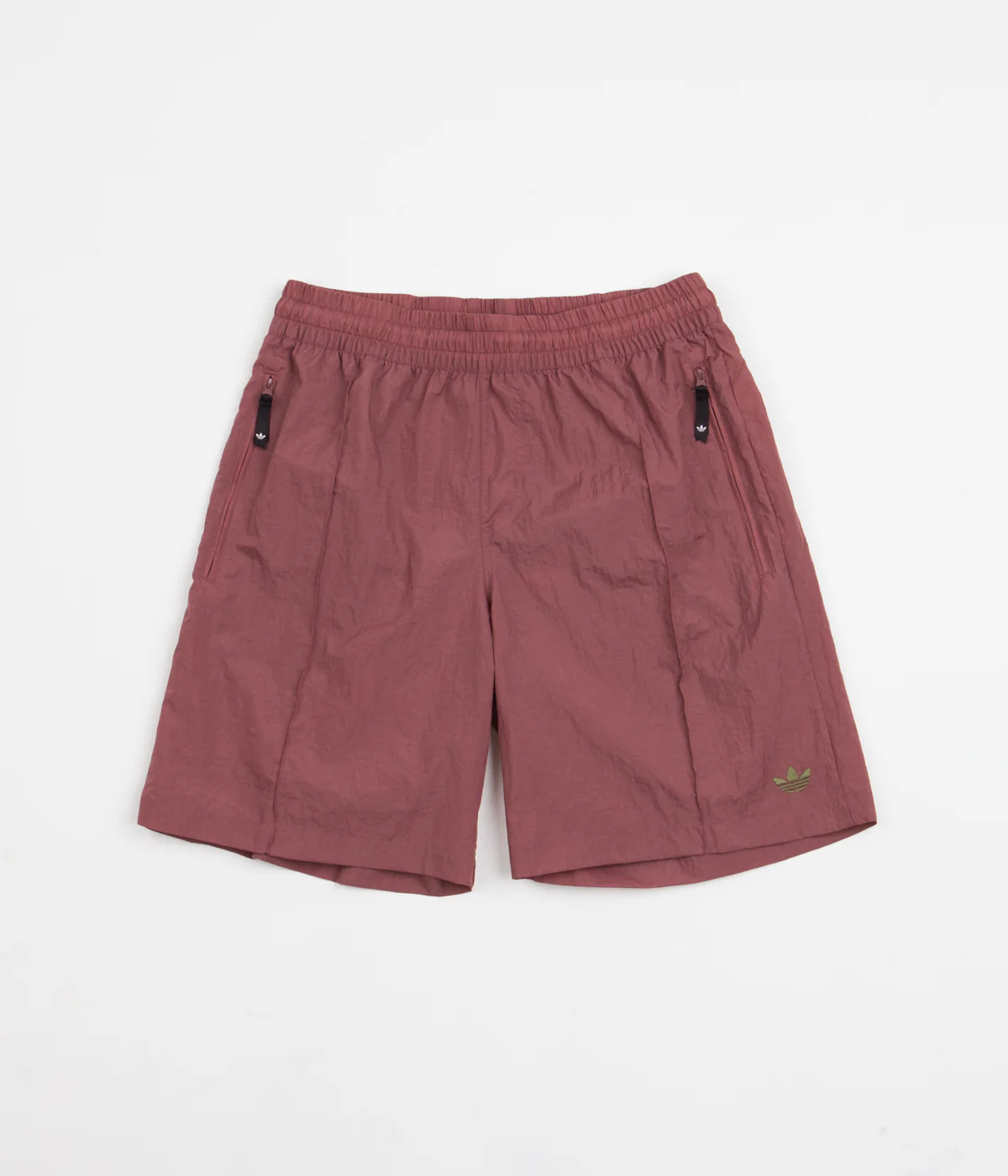 Adidas Wind Shorts - Quiet Crimson / Focus Olive