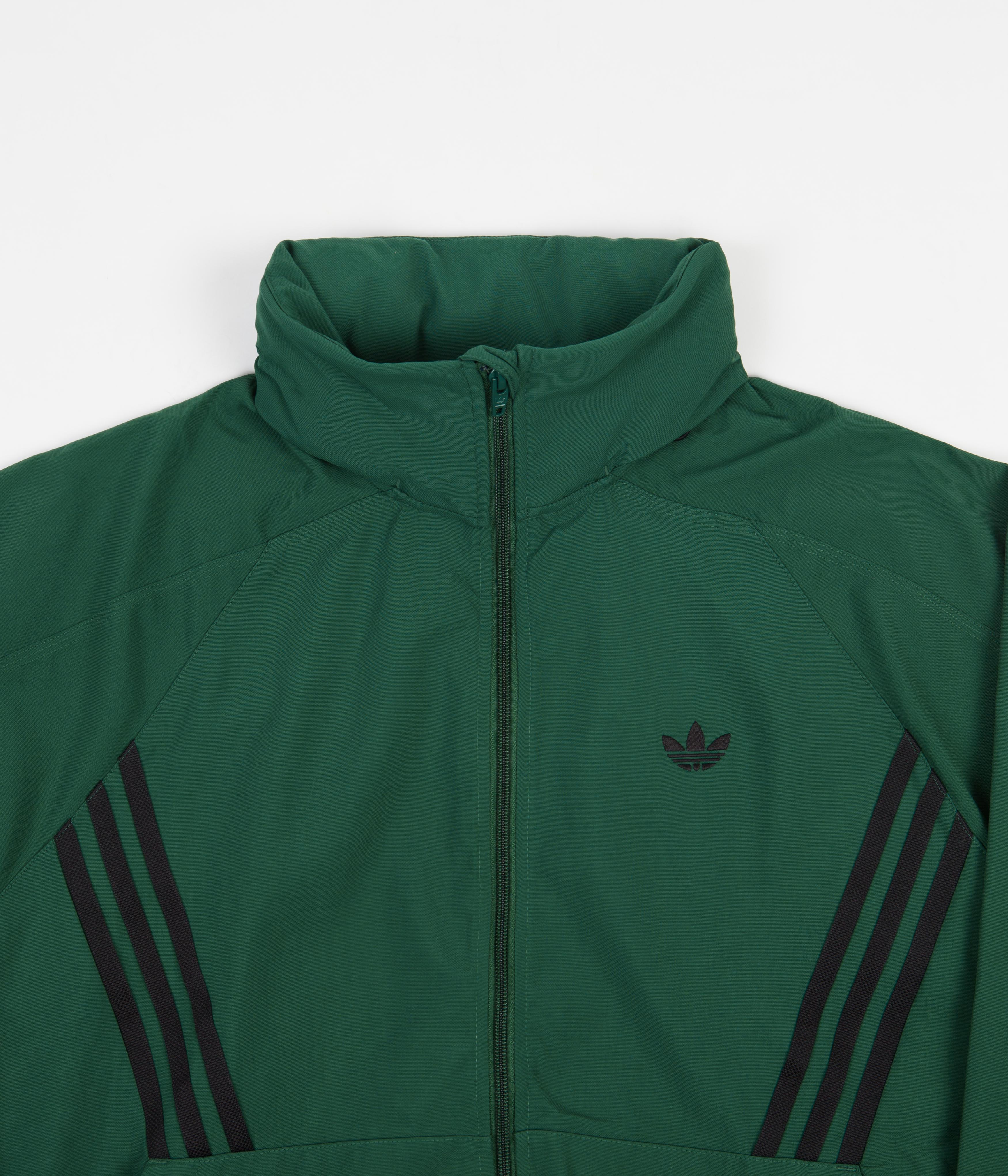 Adidas Workshop Windbreaker Jacket - Collegiate Green / Black - Image 4