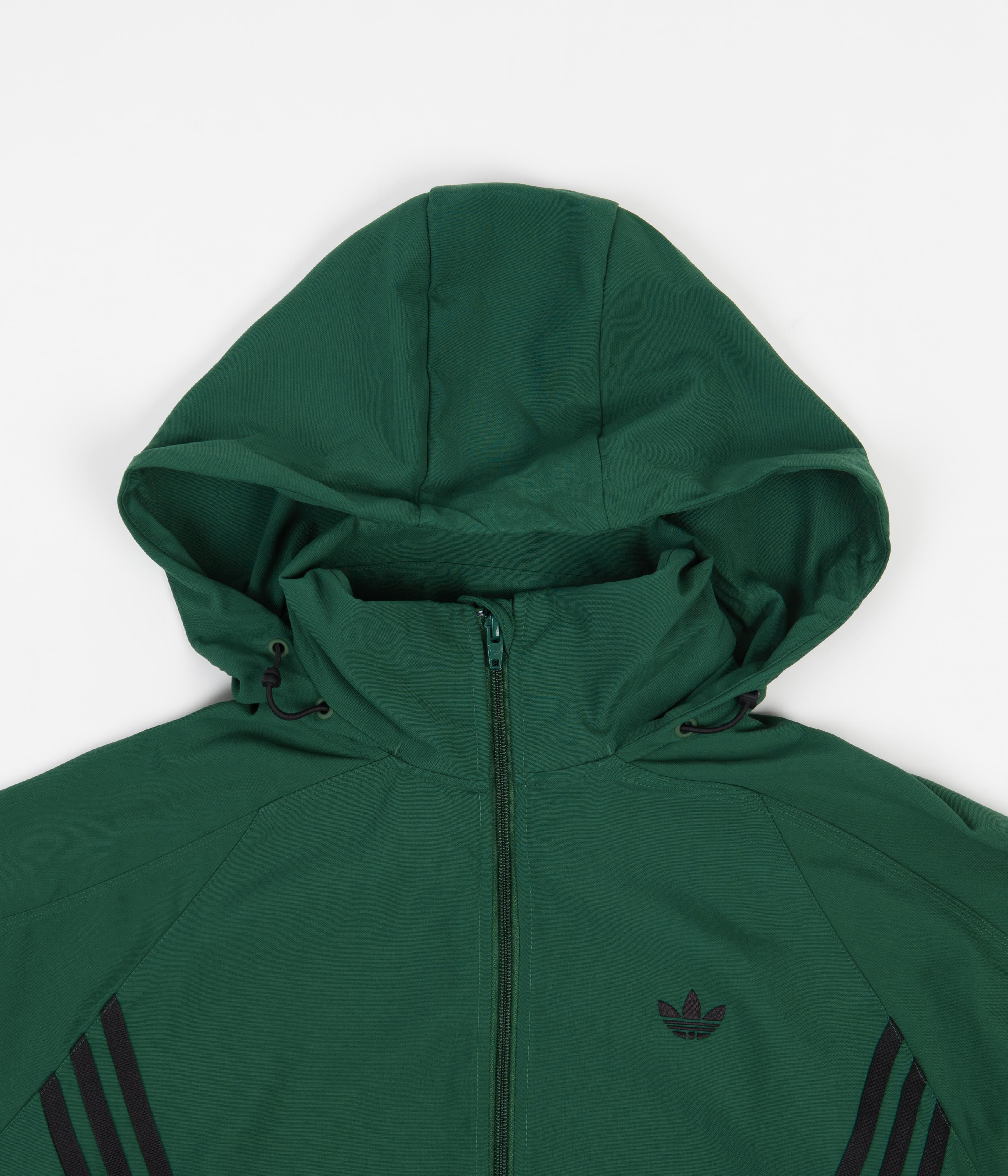 Adidas Workshop Windbreaker Jacket - Collegiate Green / Black - Image 5
