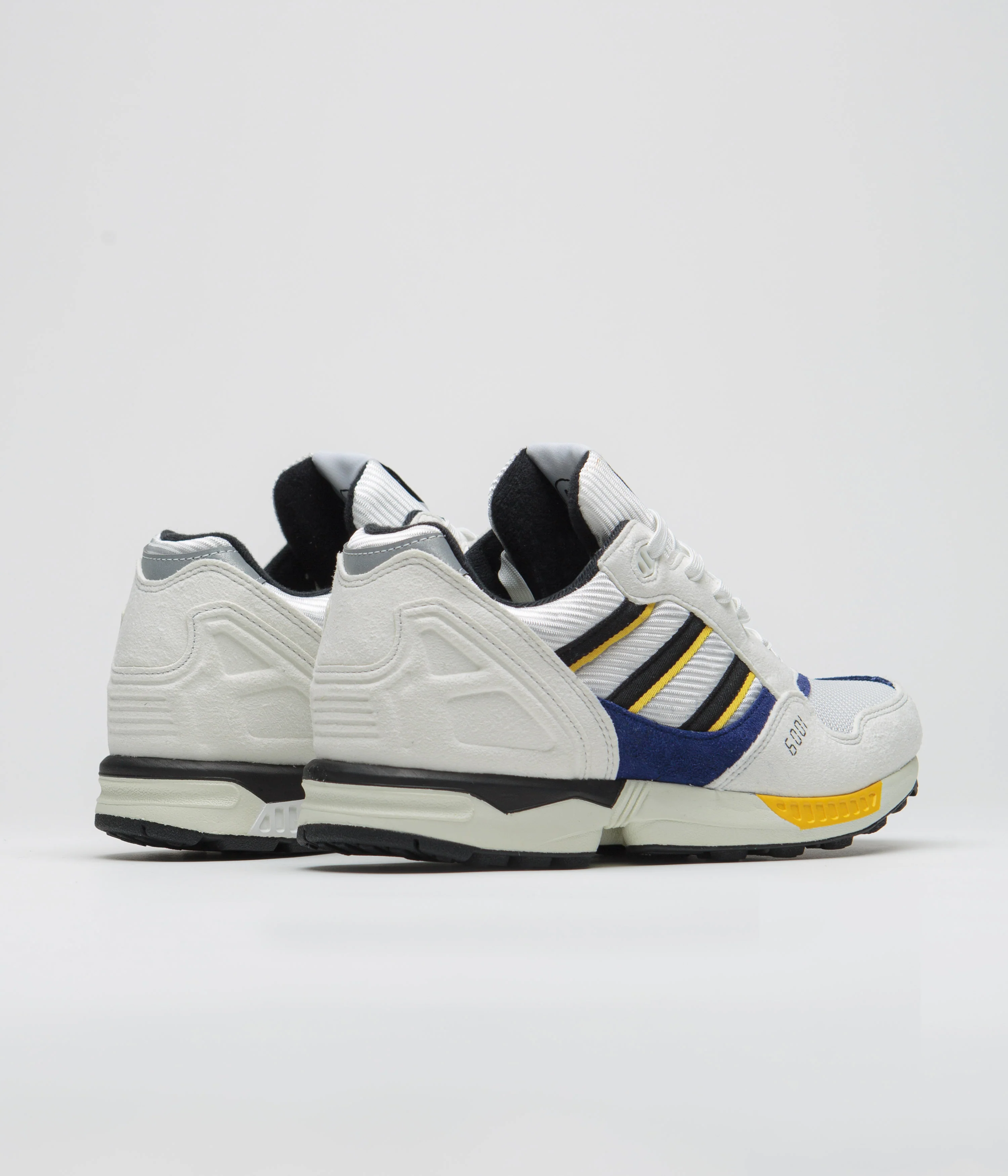 Adidas x Civilist ZX 6001 B Shoes - Crystal White / Core Black / Bold Gold - Image 4