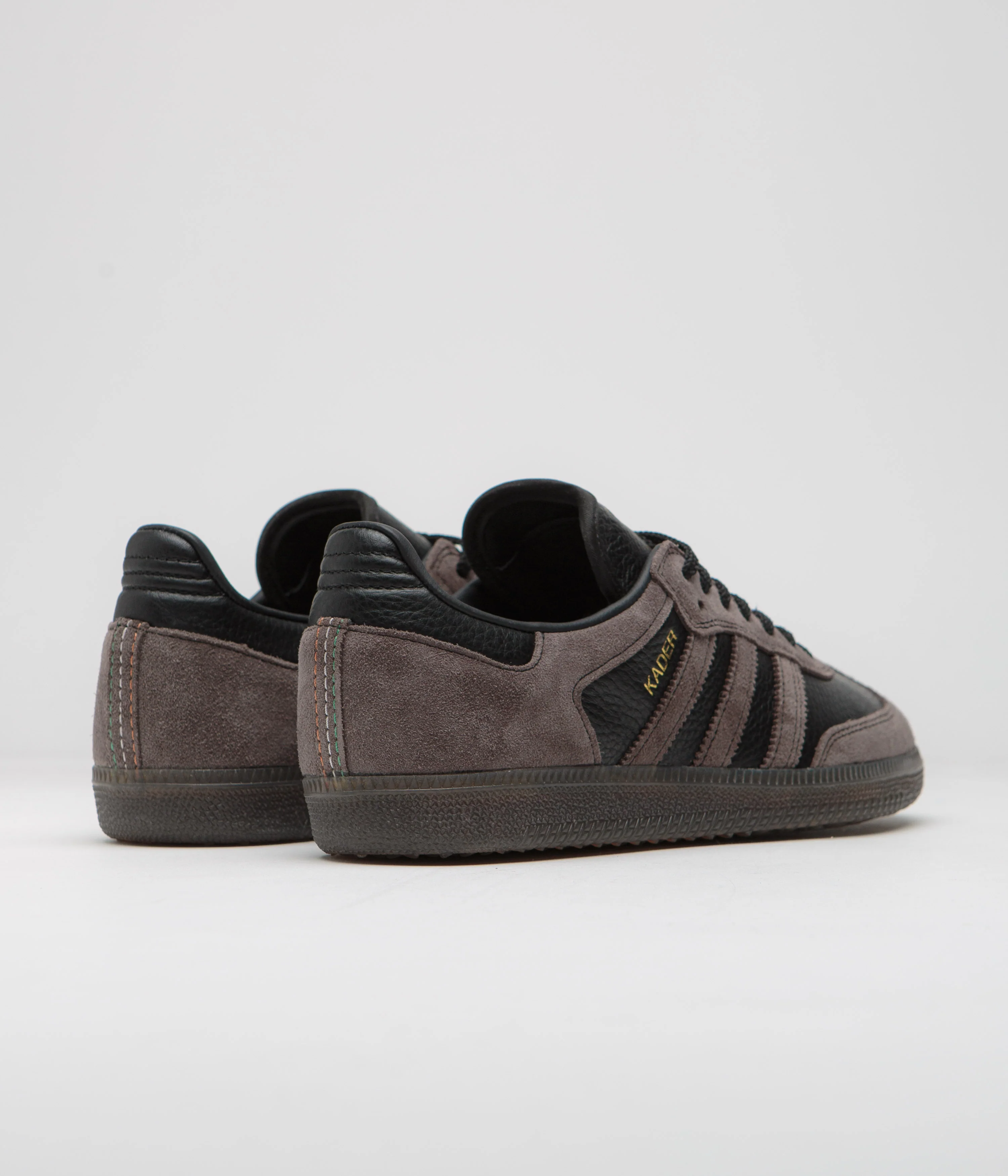 Adidas x Kader Samba ADV Shoes - Core Black / Brown / Gum5 - Image 5