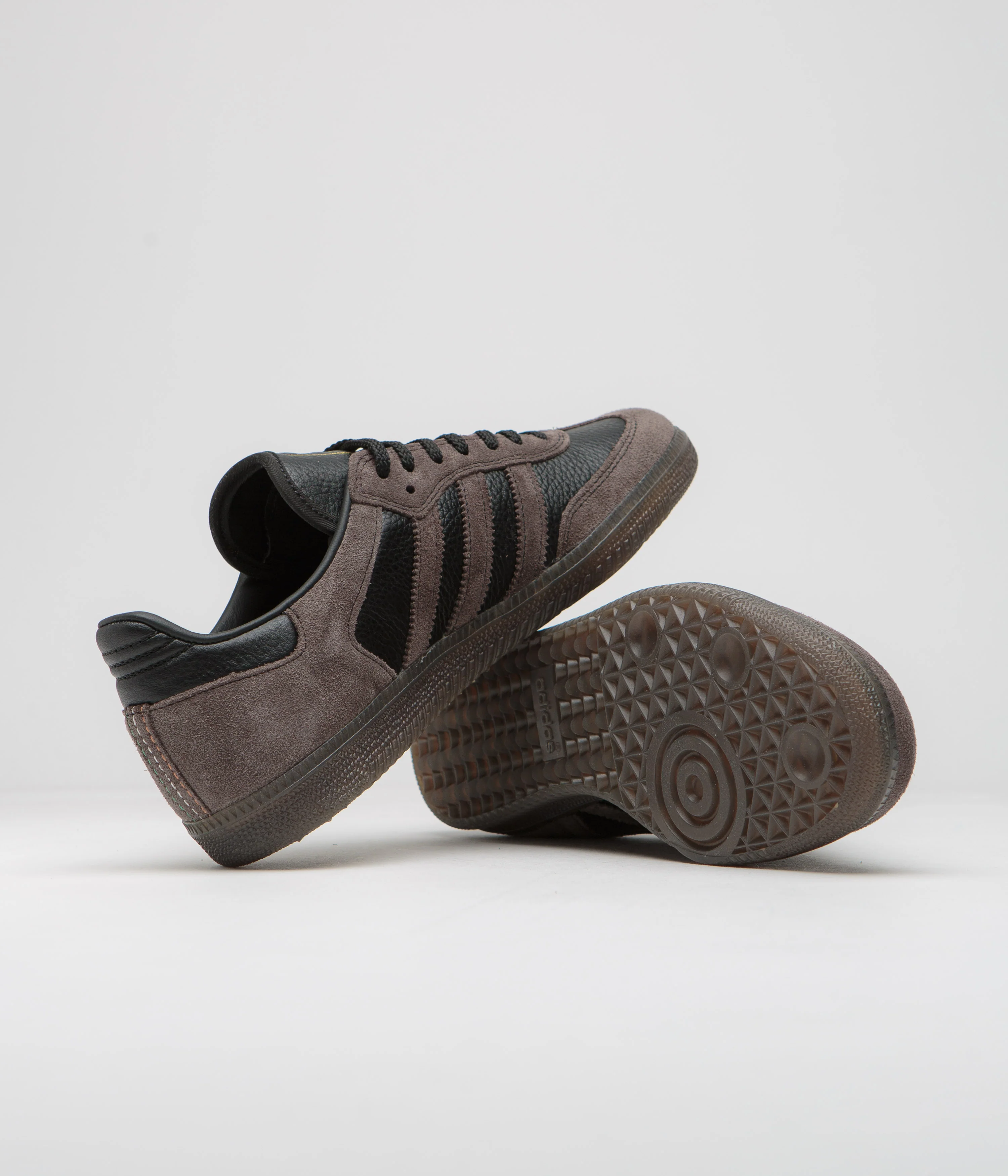 Adidas x Kader Samba ADV Shoes - Core Black / Brown / Gum5 - Image 6