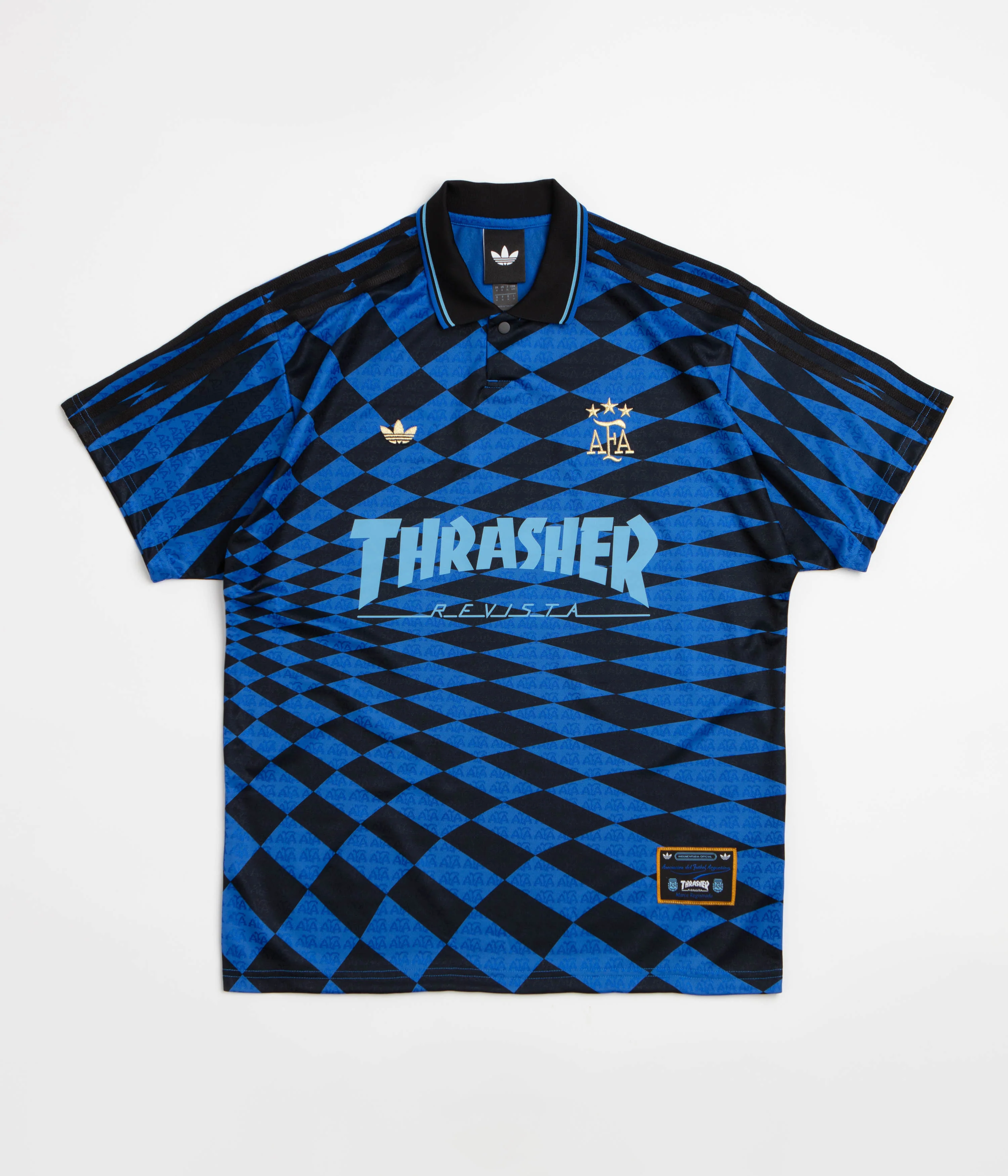 Adidas x Thrasher x AFA Jersey - Black / Blue