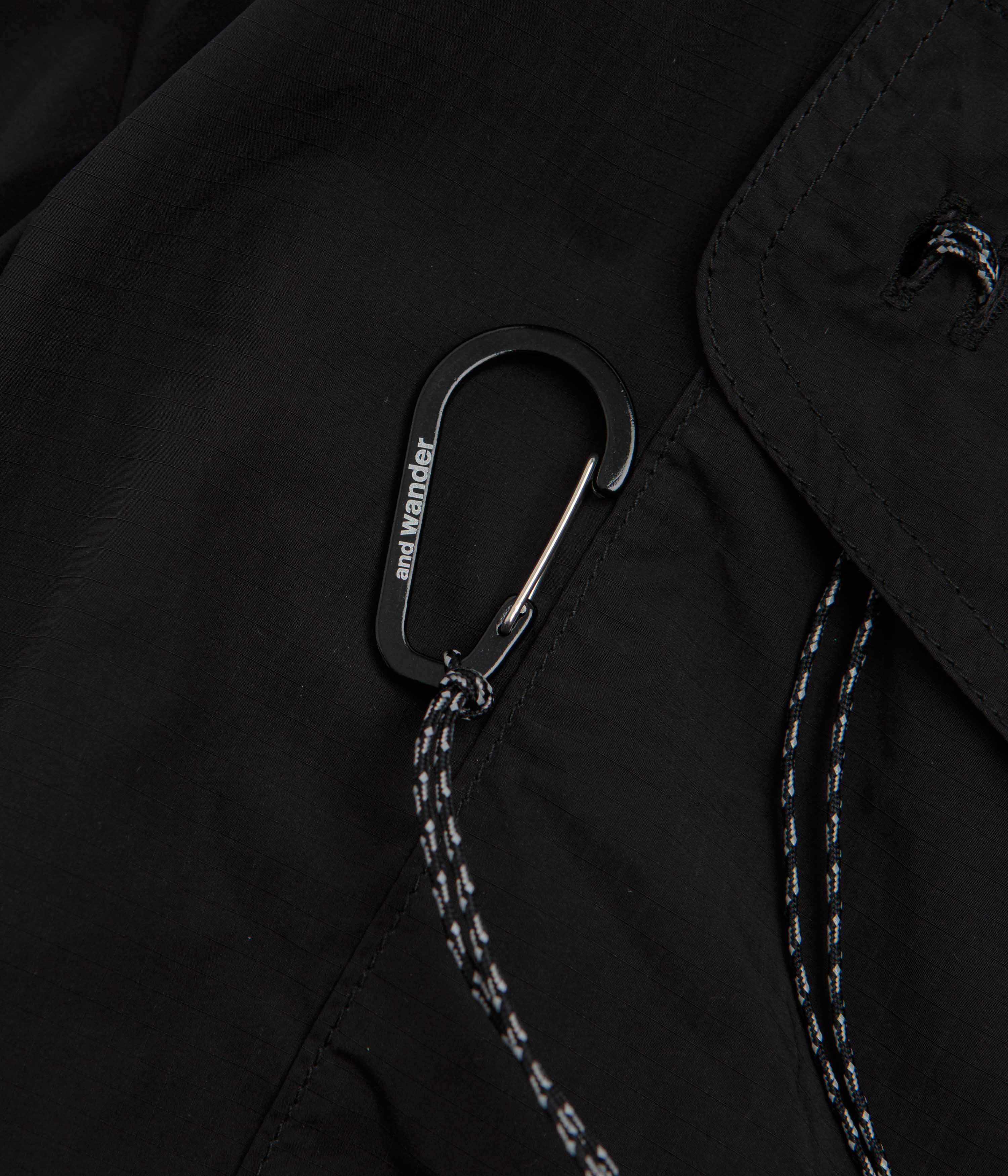 and wander Oversized Cargo Pants - Black - Image 4
