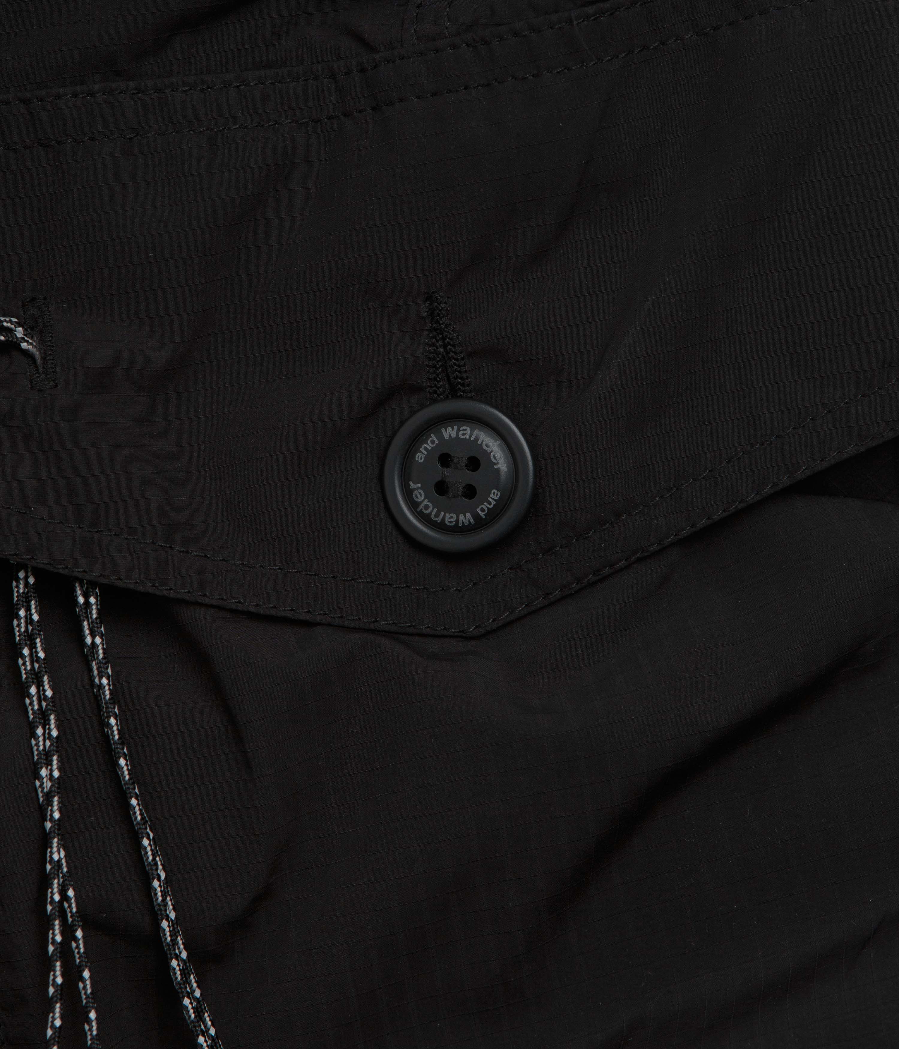 and wander Oversized Cargo Pants - Black - Image 6