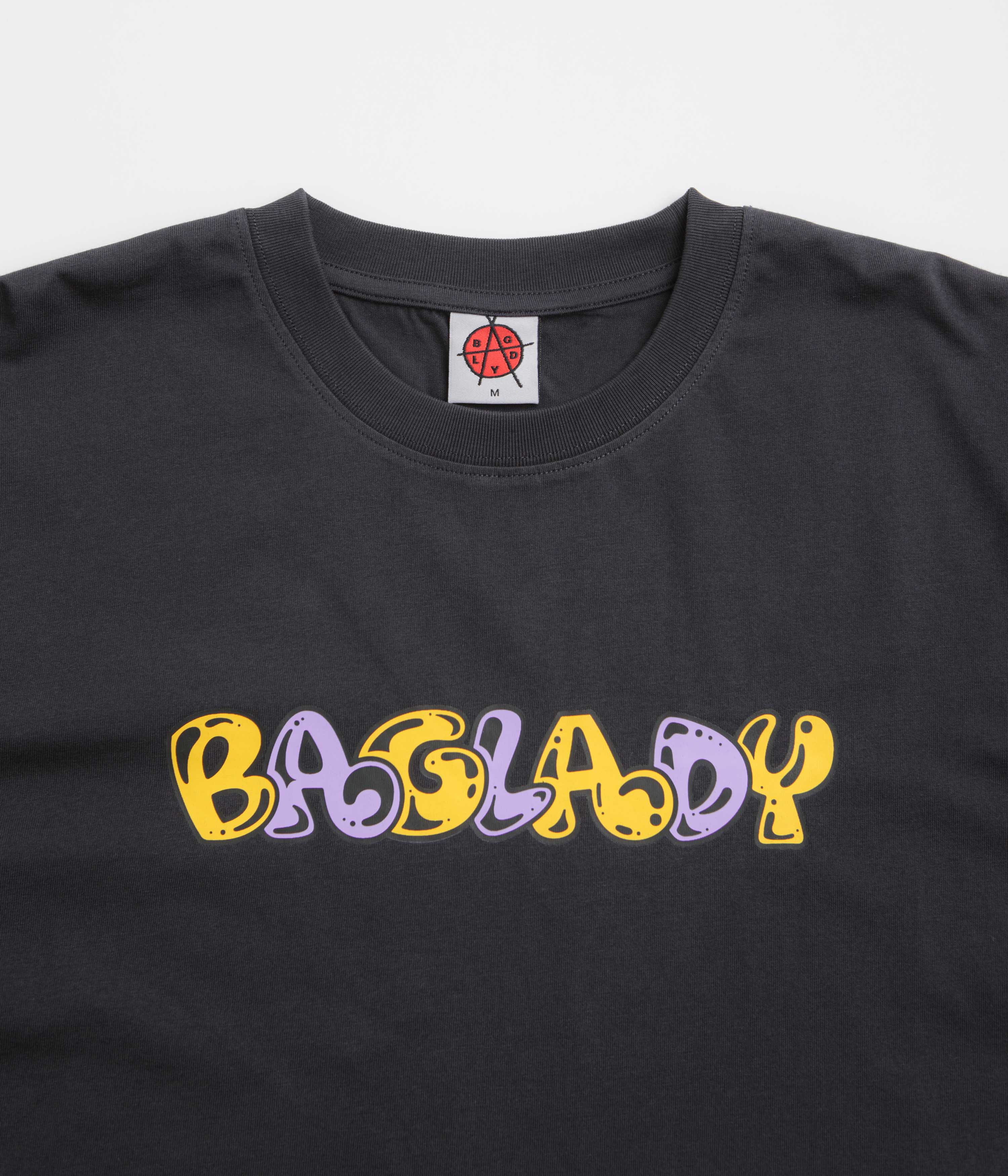 Baglady Overthrow T-Shirt - Off Black - Image 3