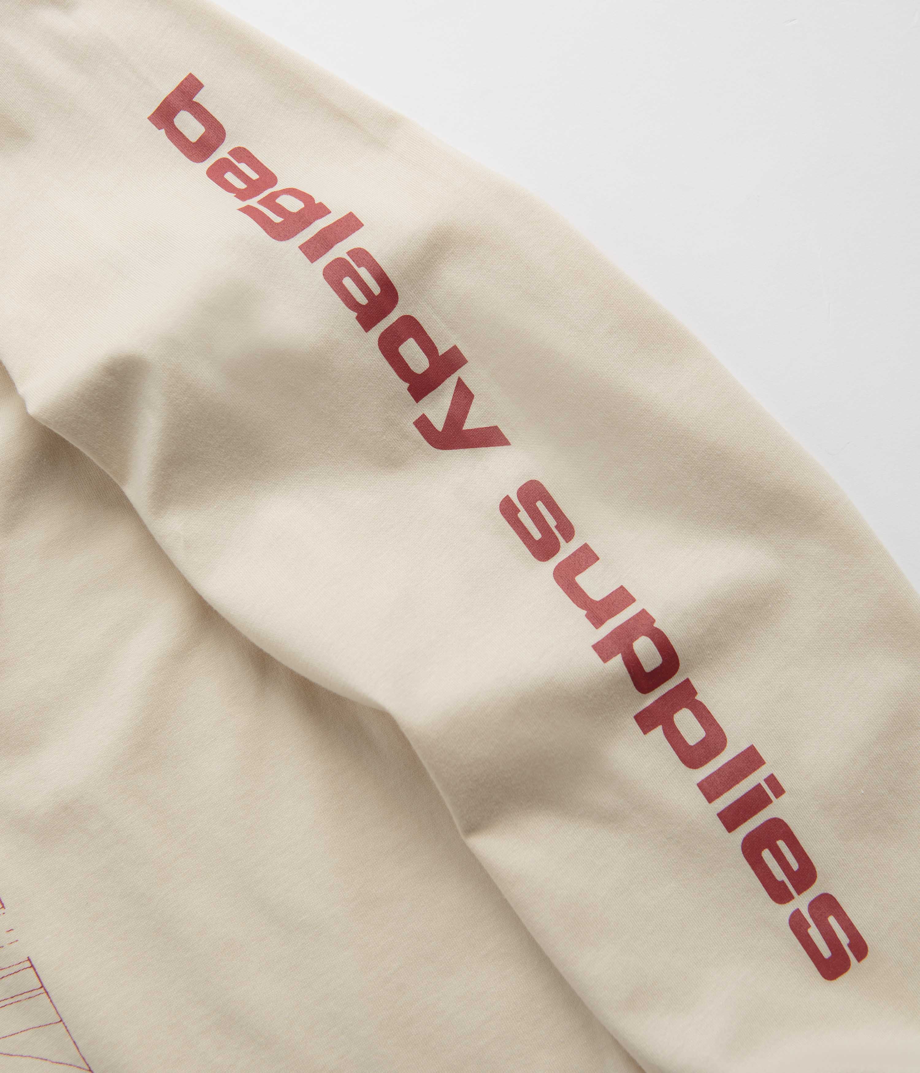 Baglady Sakai Suji Long Sleeve T-Shirt - Tan - Image 5