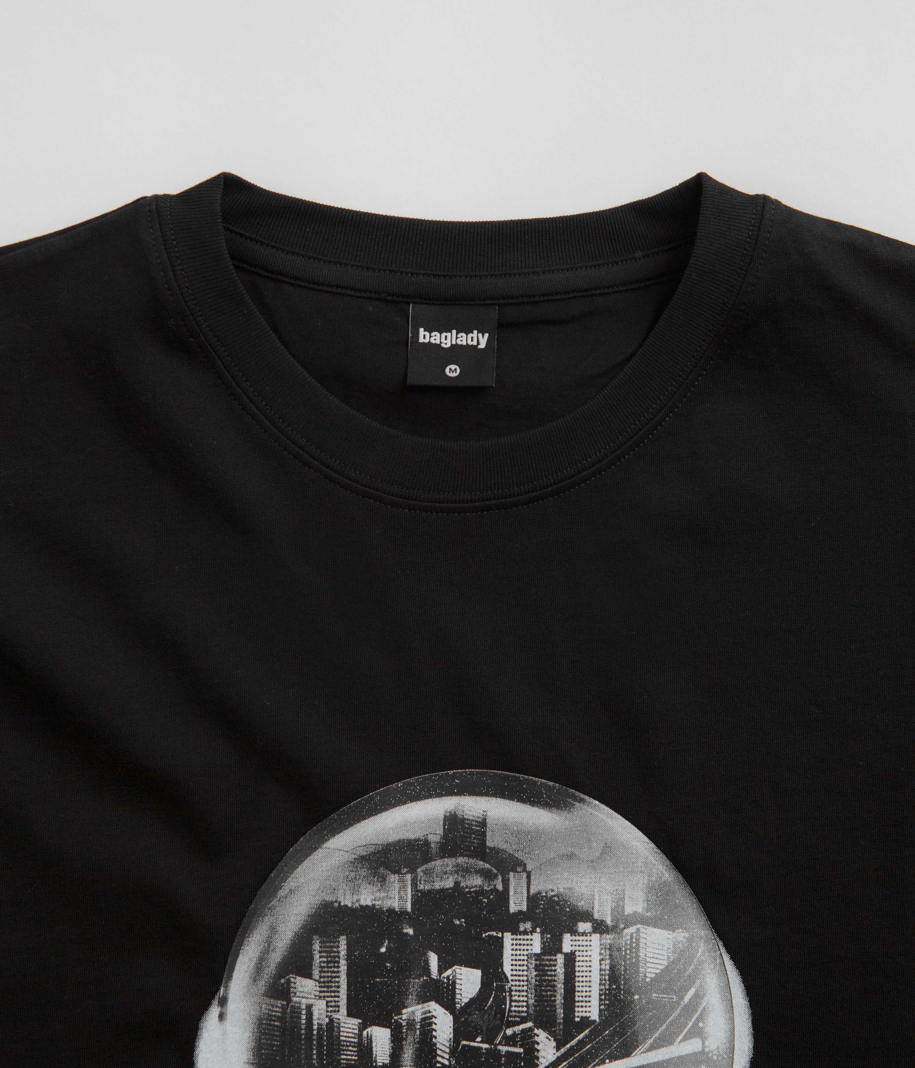 Baglady Survive London T-Shirt - Black - Image 3