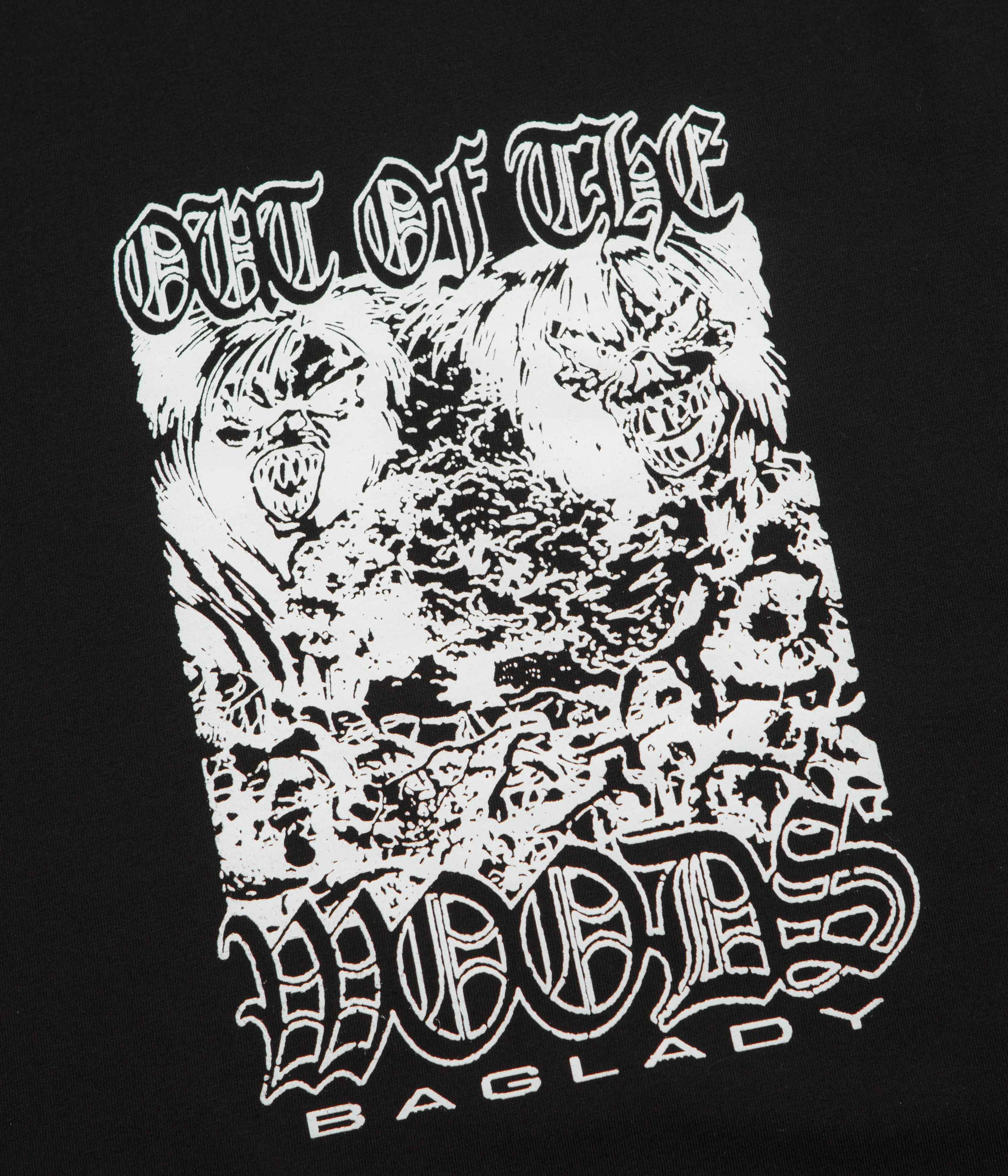 Baglady x DDF Out Of The Woods T-Shirt - Black - Image 3