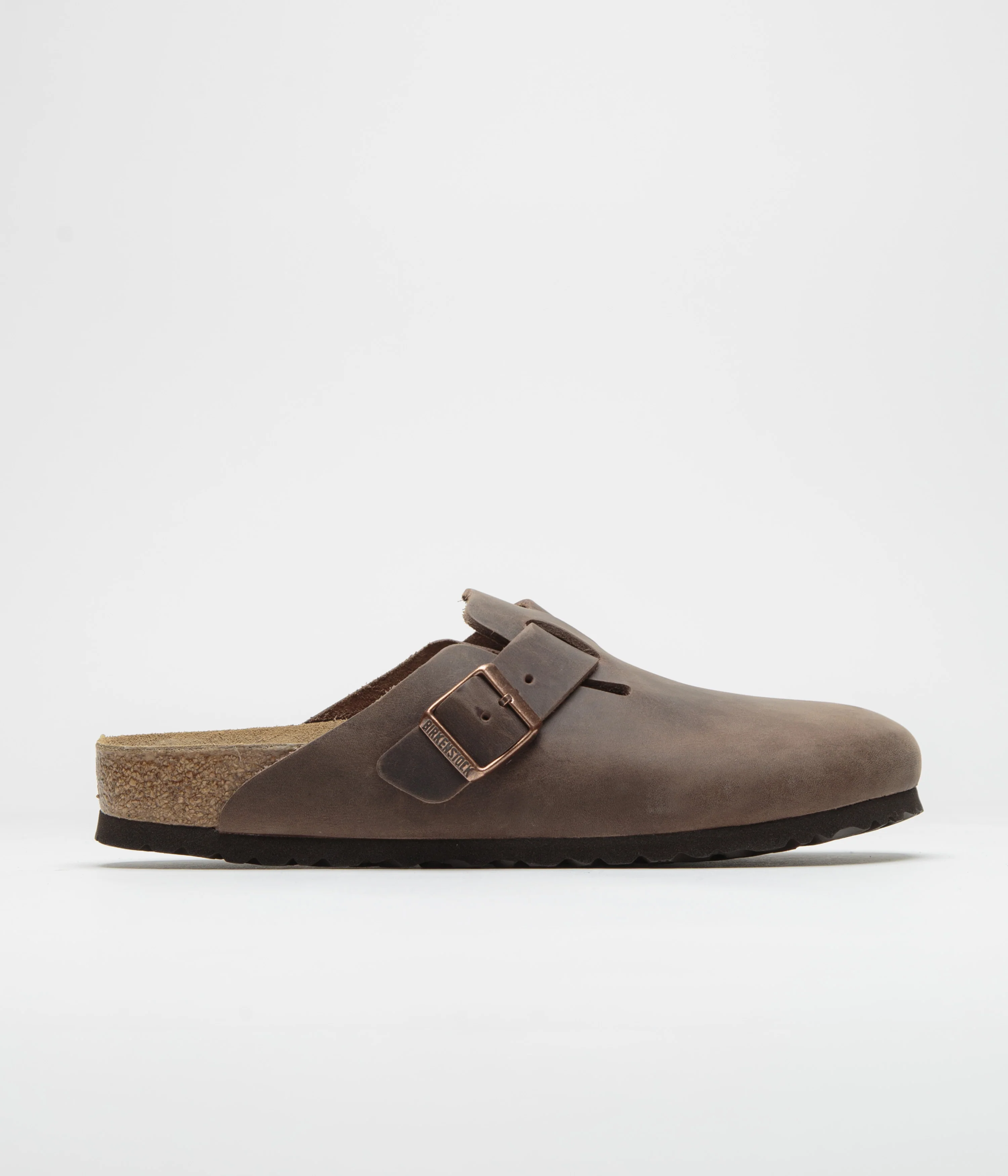 Birkenstock Boston Narrow Oiled Leather Clogs - Habana