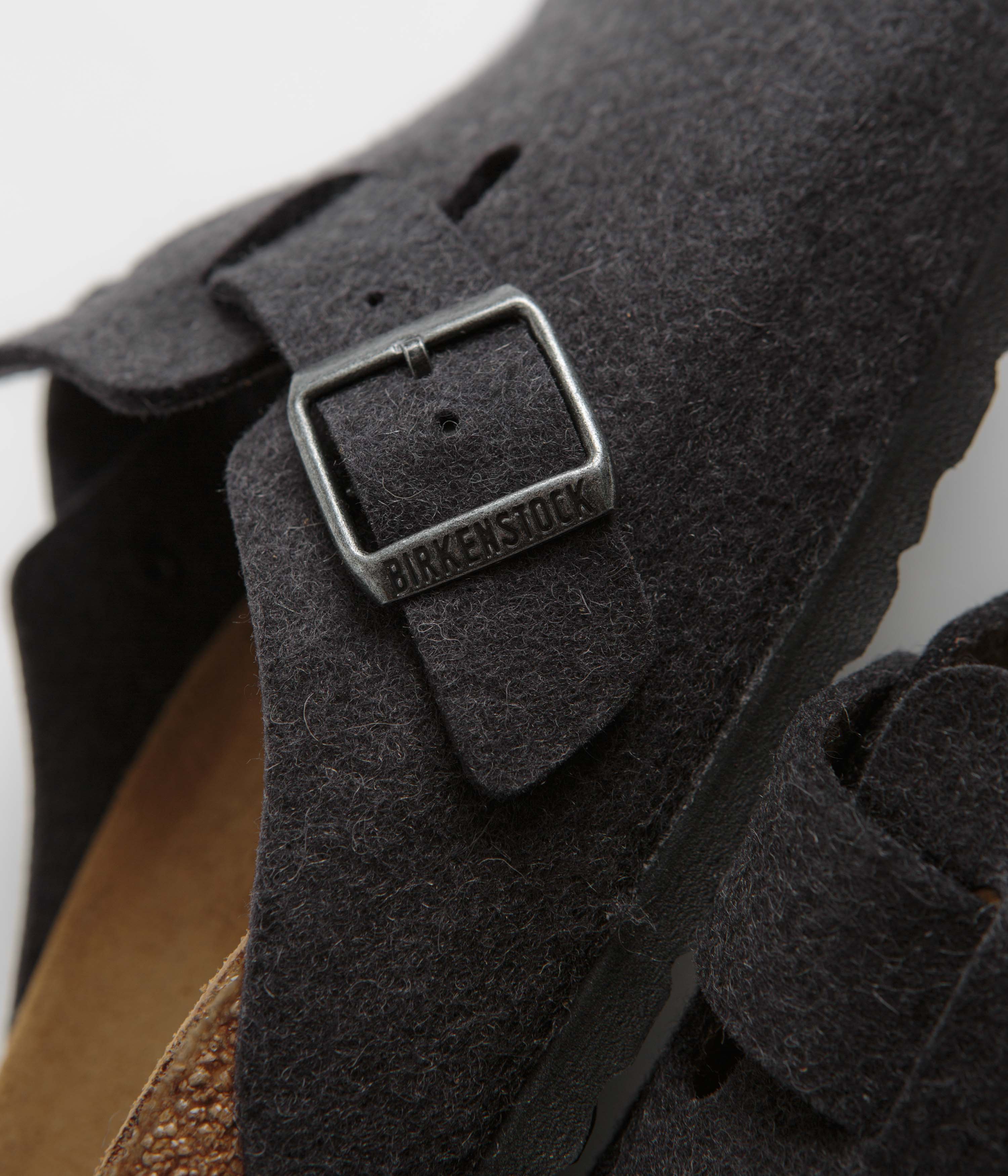 Birkenstock Boston Wool Clogs - Anthracite - Image 3