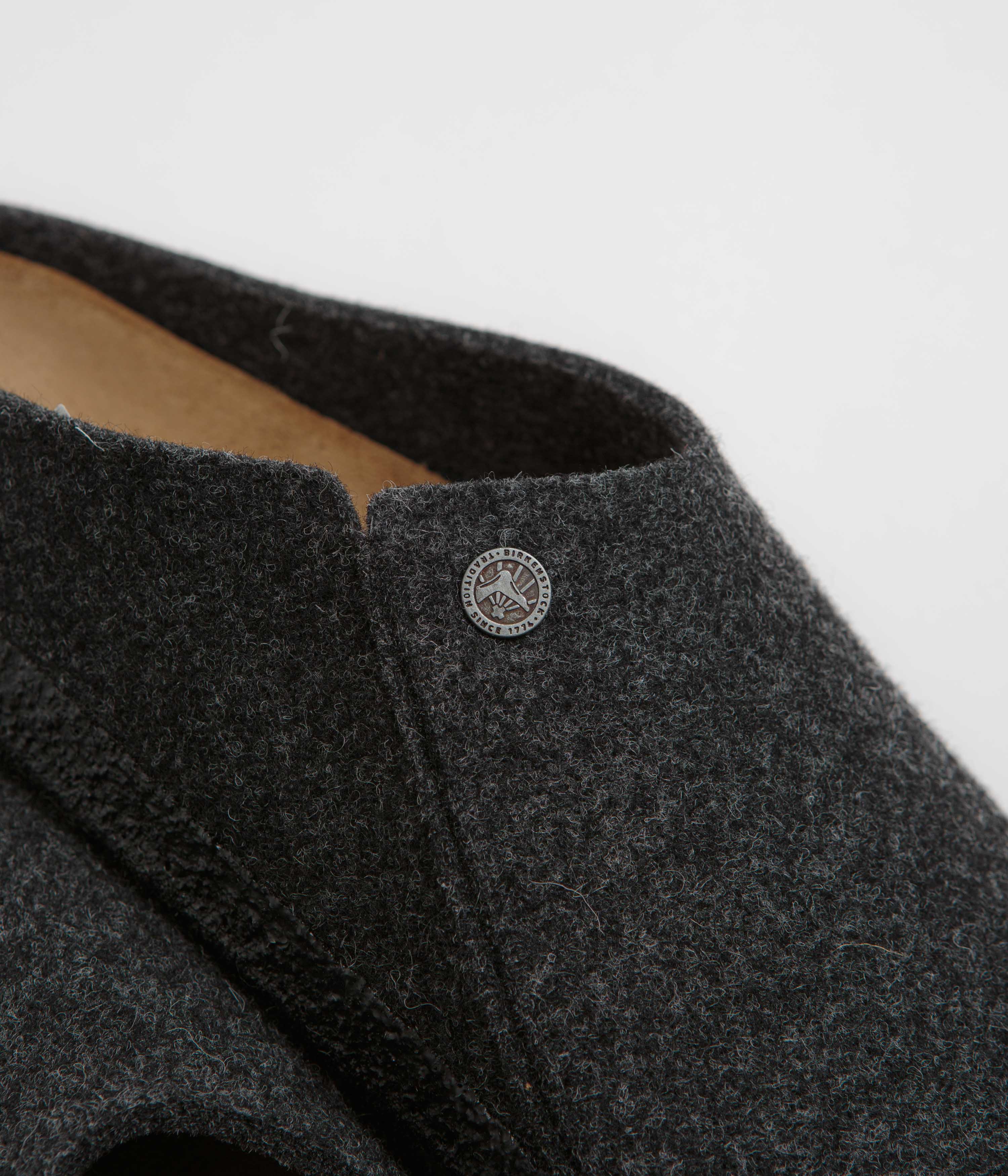 Birkenstock Zermatt Felt Slippers - Anthracite - Image 3