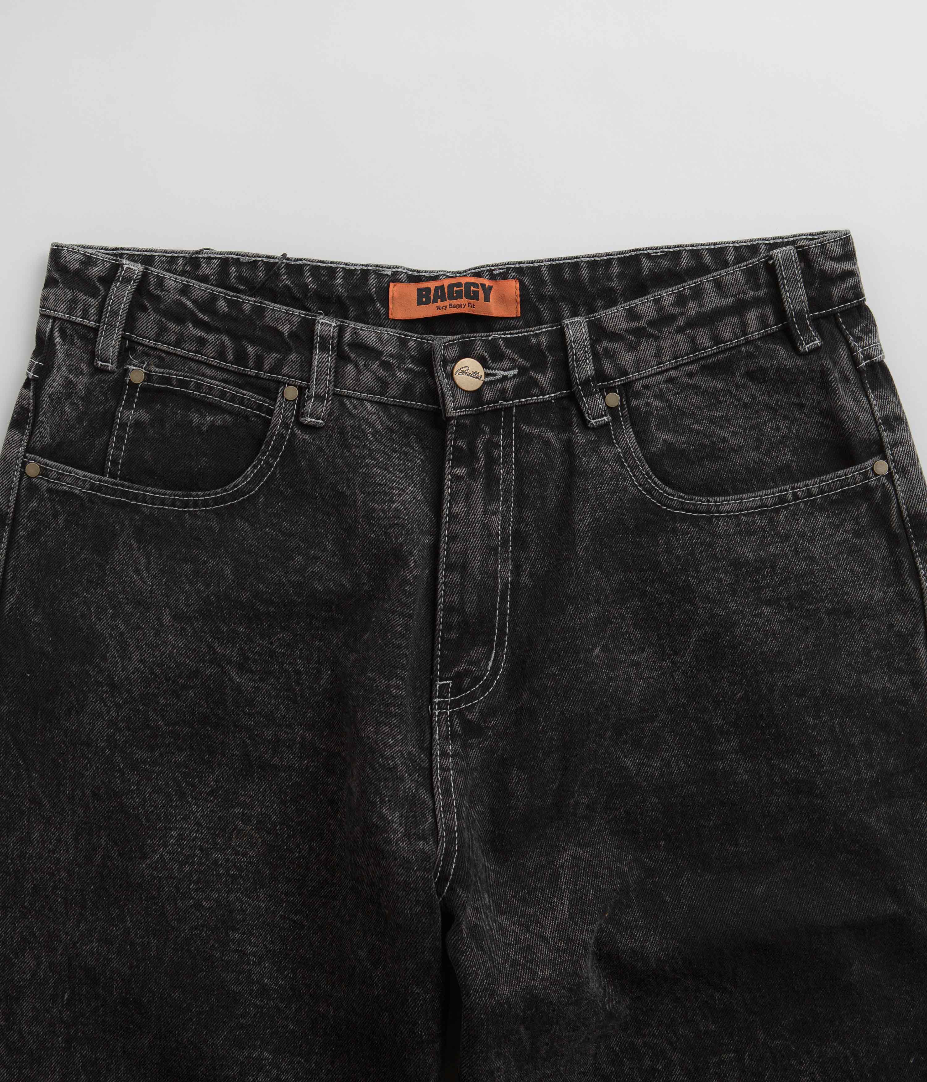 Butter Goods Applique Jeans - Acid Black - Image 4