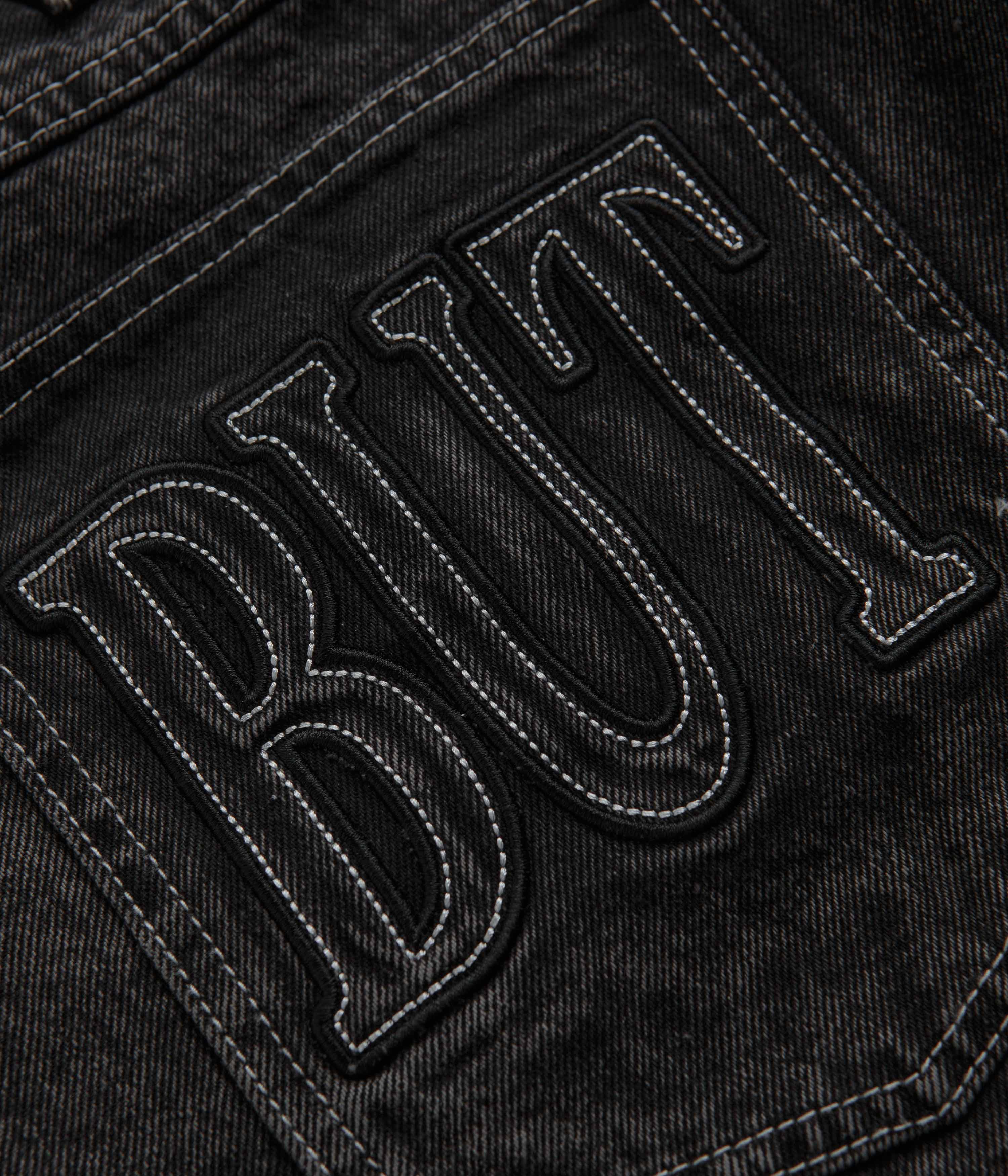 Butter Goods Applique Jeans - Acid Black - Image 7