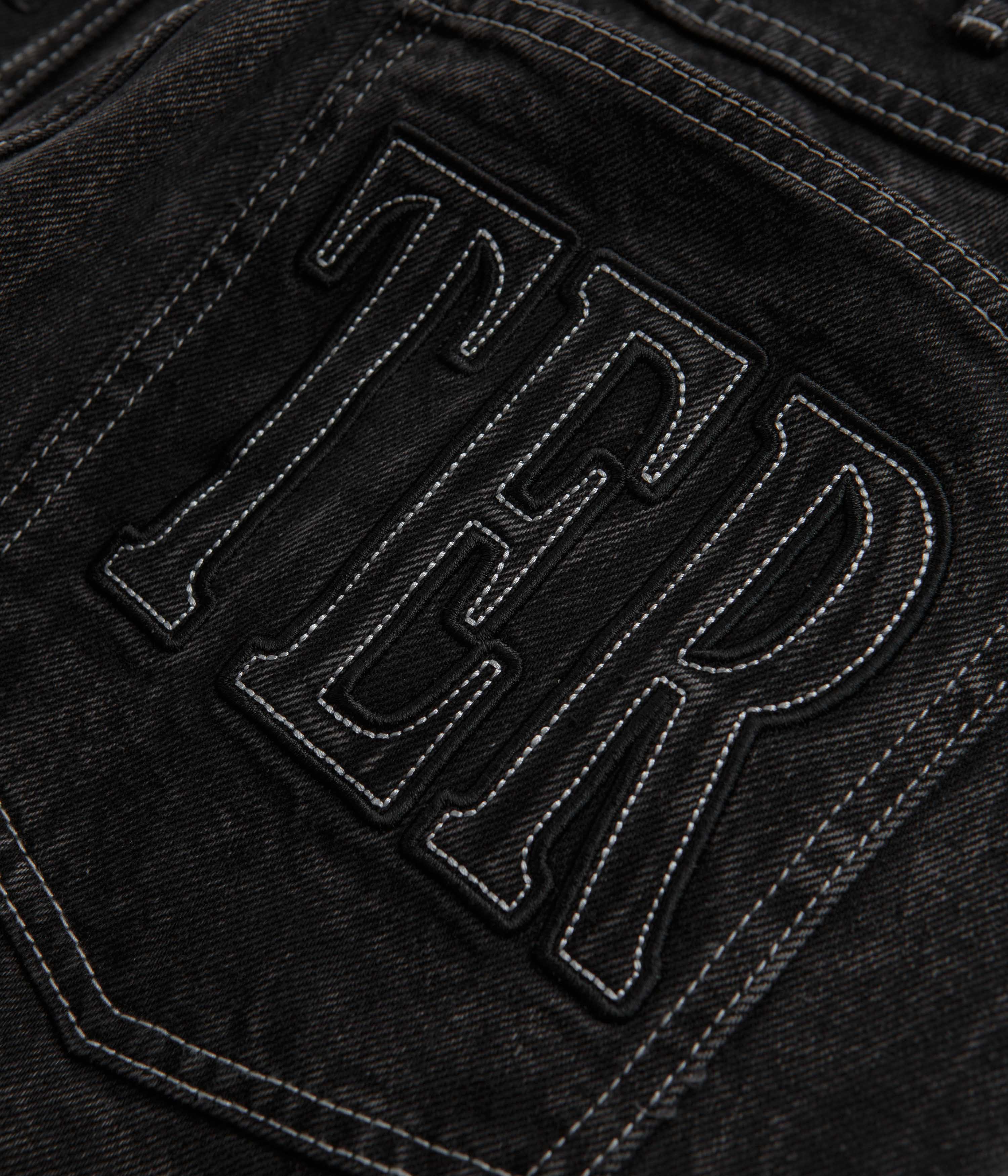 Butter Goods Applique Jeans - Acid Black - Image 8