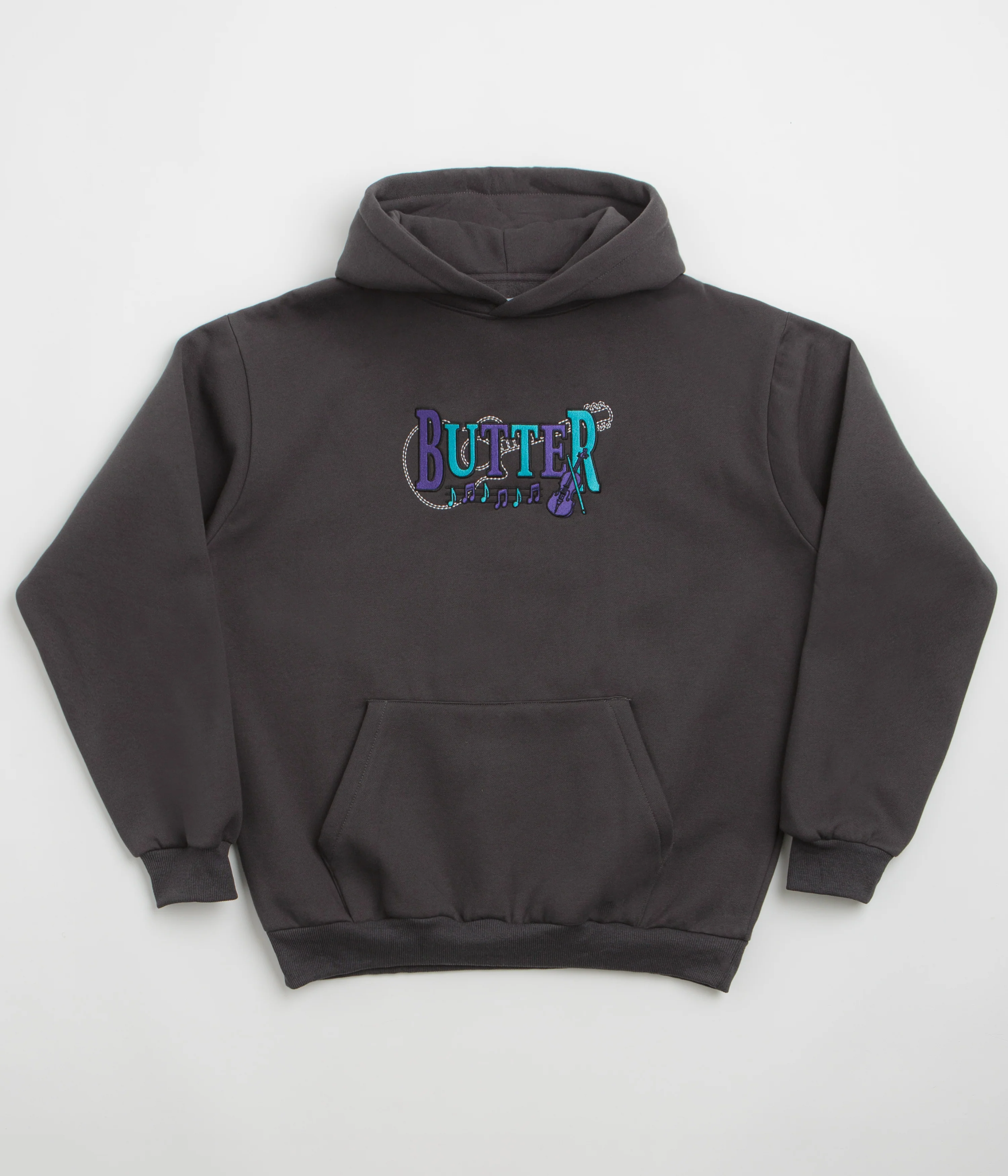 Butter Goods Arrangement Hoodie - Washed Black