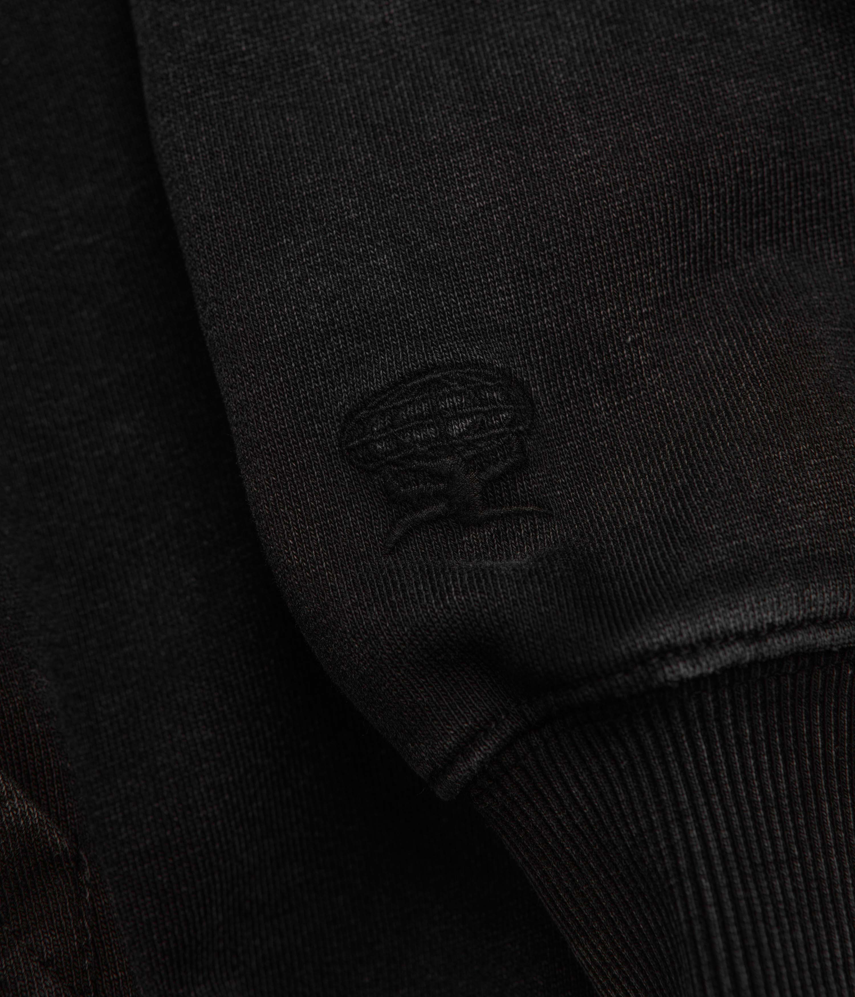 Butter Goods Basic Hoodie - Washed Black / Black - Image 4