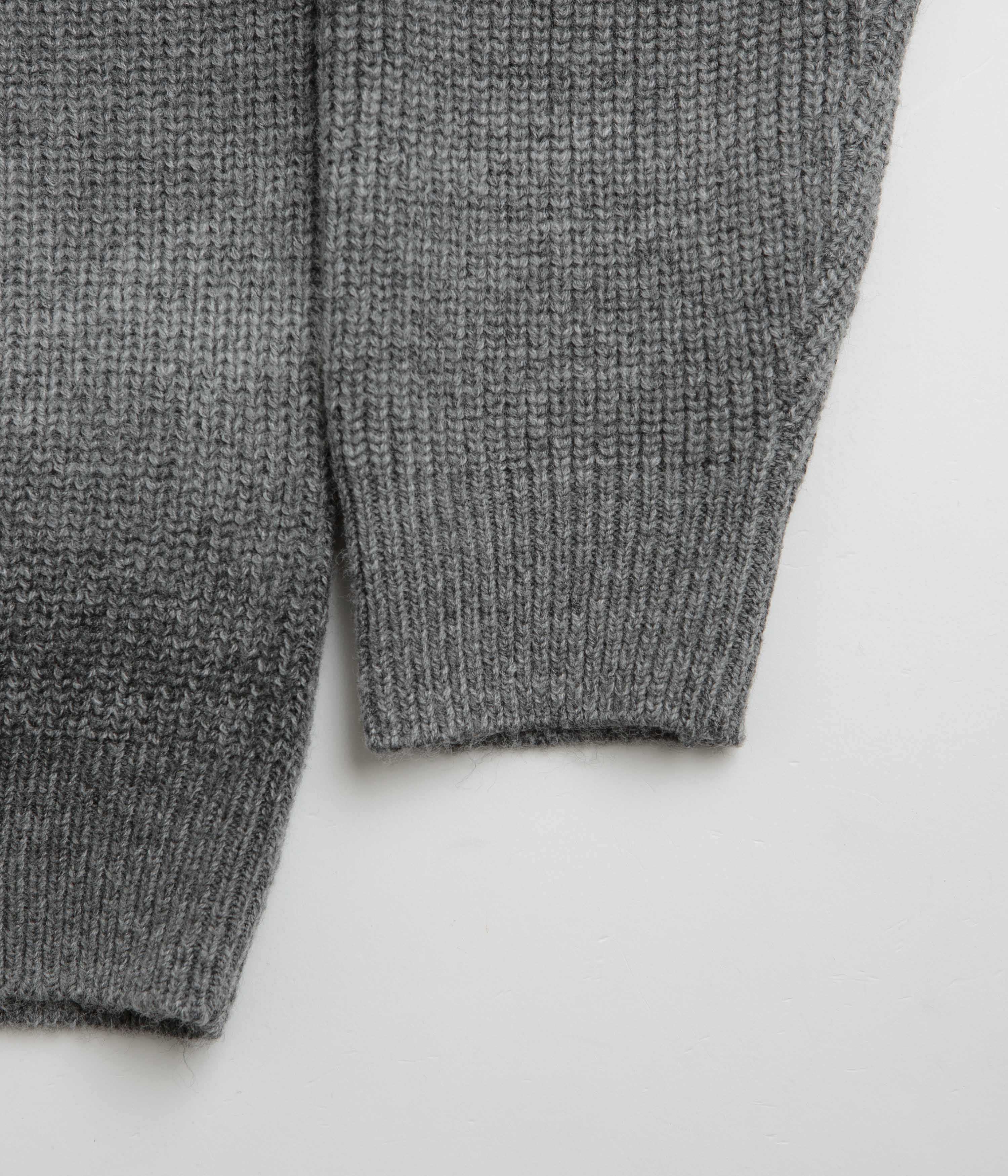 Butter Goods Beams Knit Sweatshirt - Charcoal - Image 2