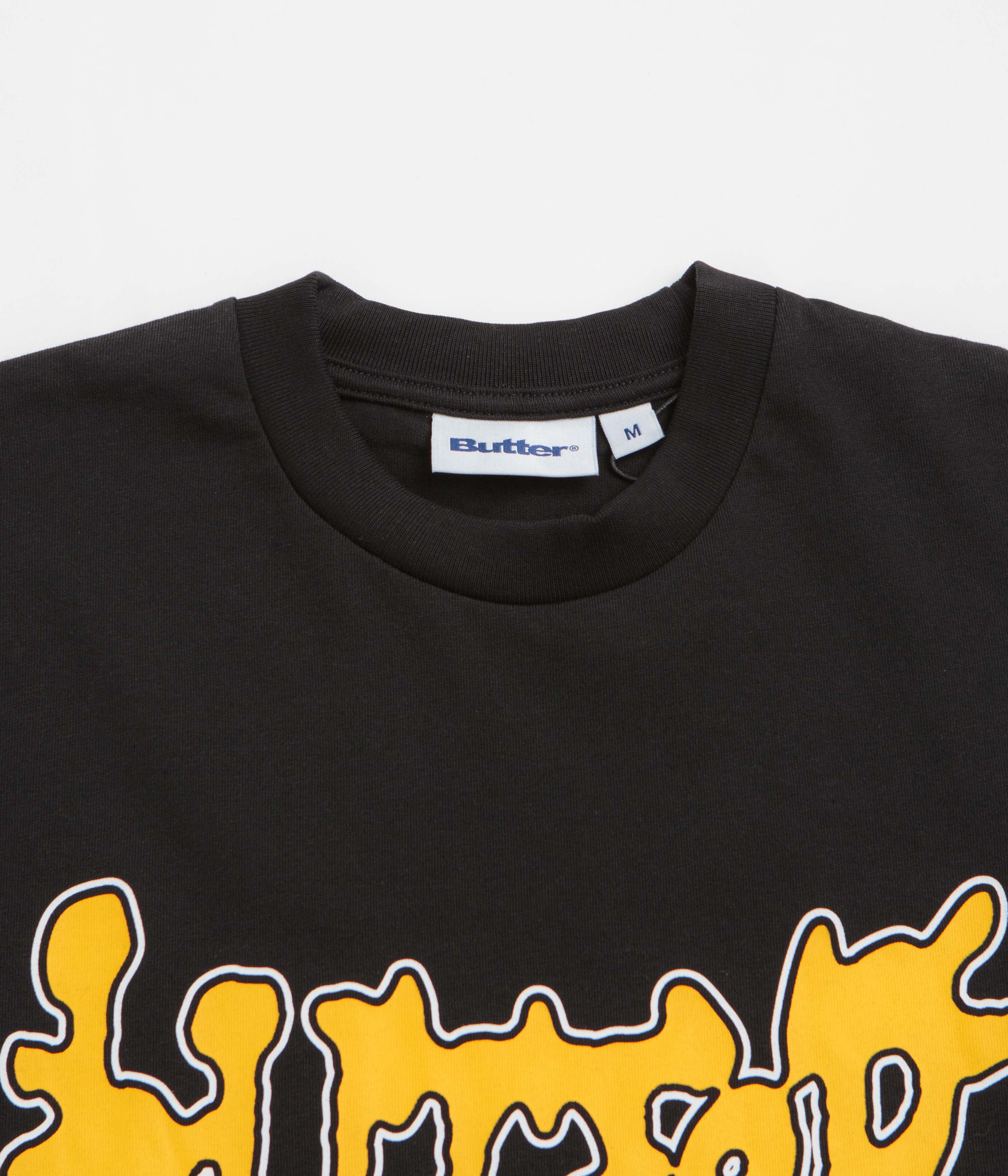Butter Goods Blotch T-Shirt - Black - Image 2