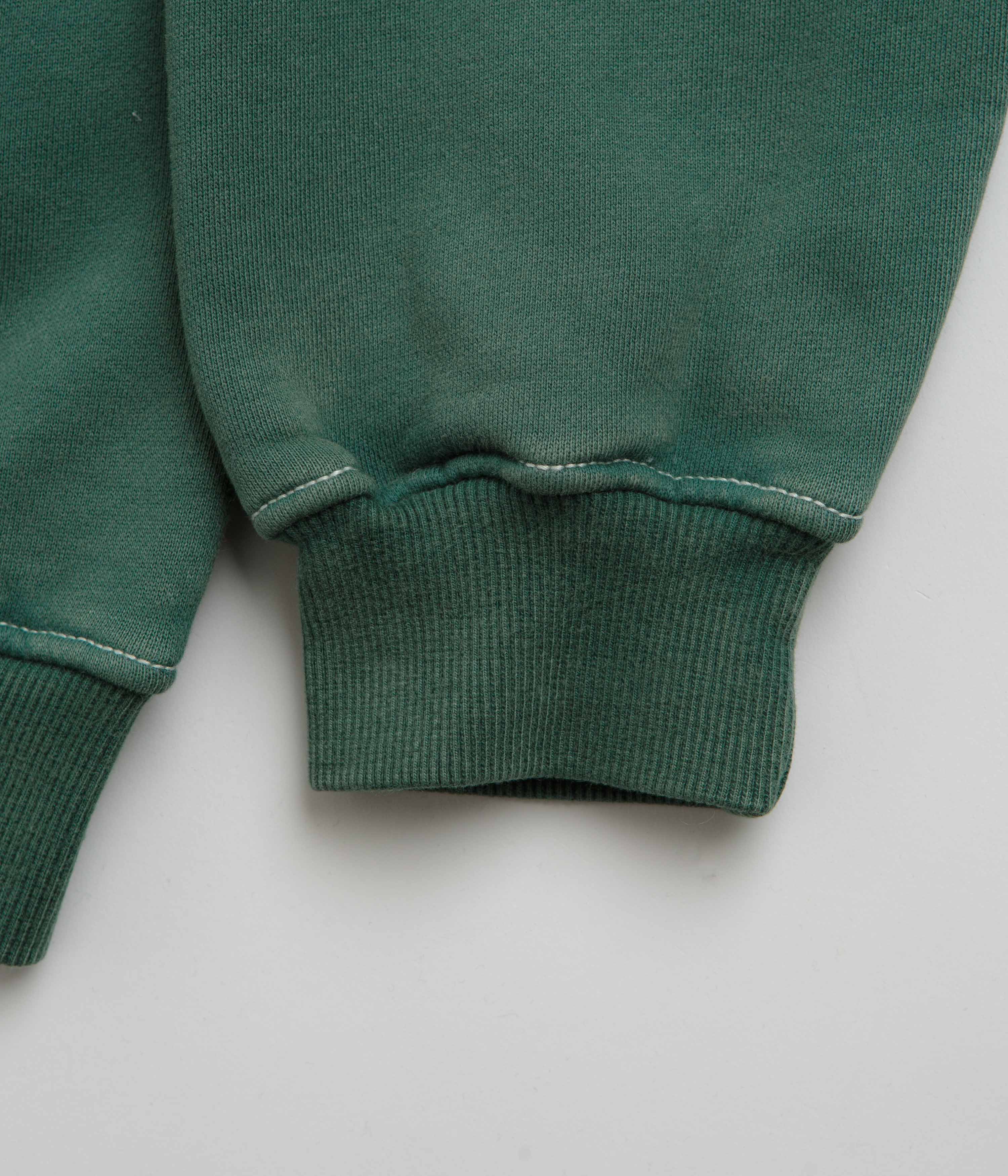 Butter Goods Breakdown Zip-Thru Hoodie - Washed Fern - Image 4