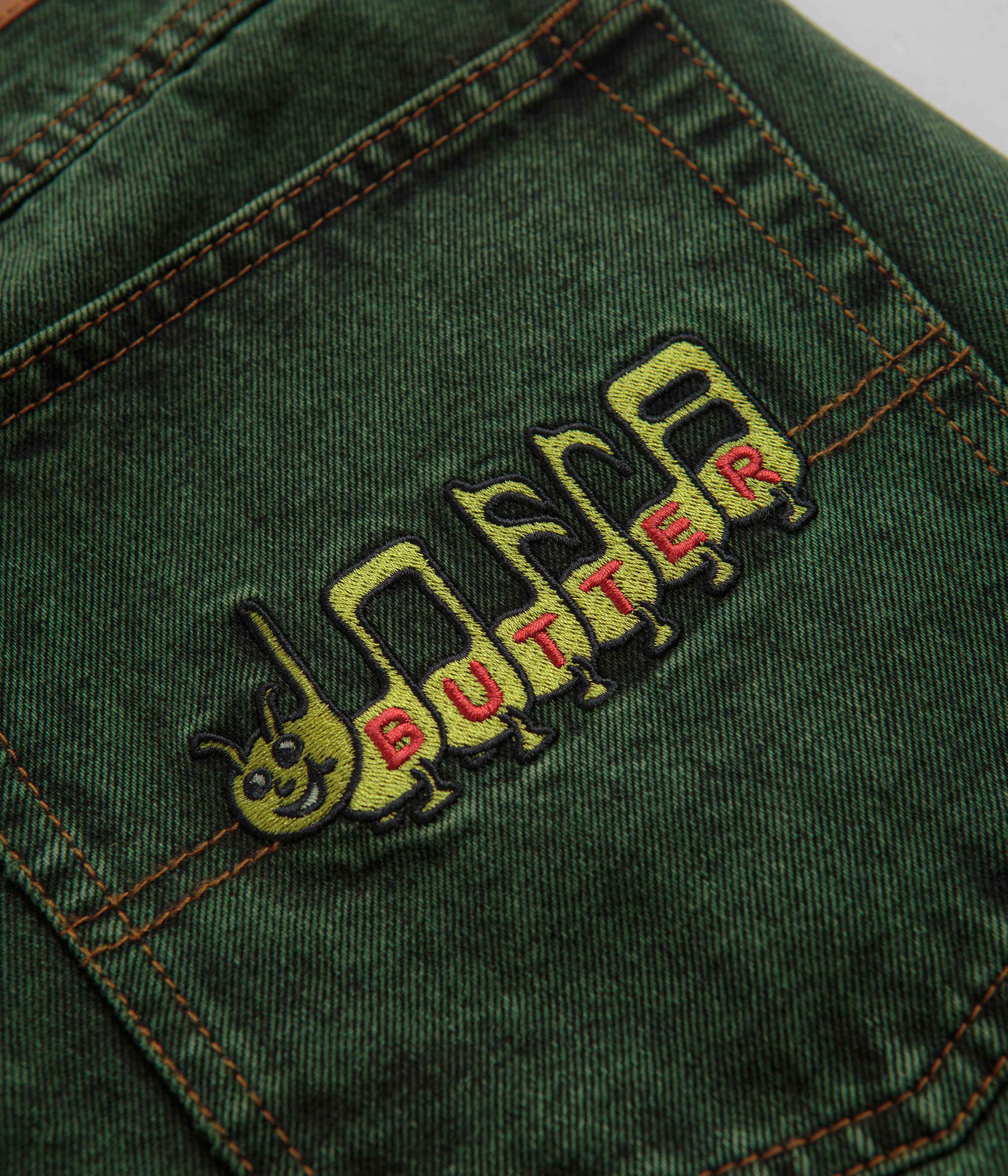 Butter Goods Caterpillar Jeans - Army Wash - Image 8