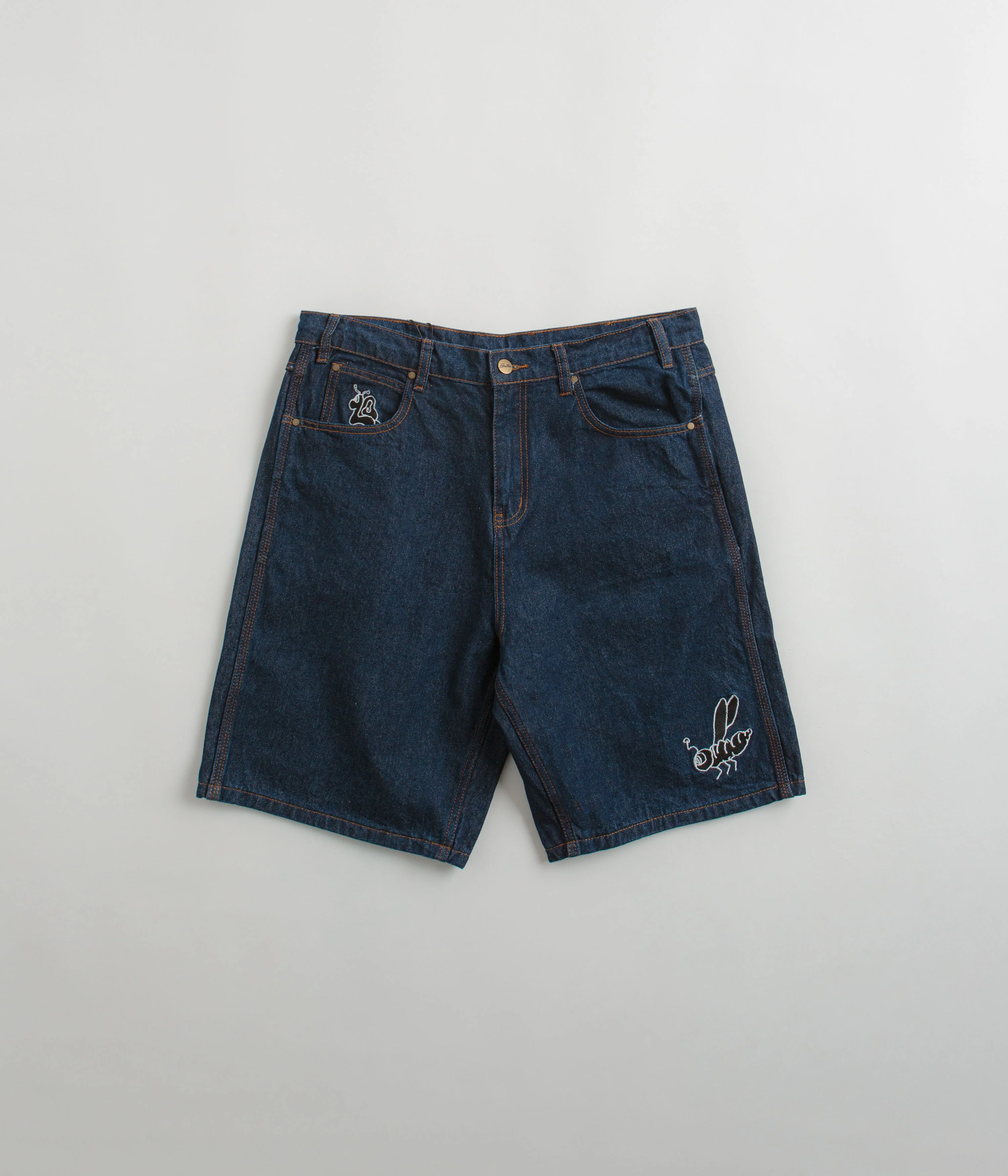 Butter Goods Critter Baggy Denim Shorts - Dark Indigo
