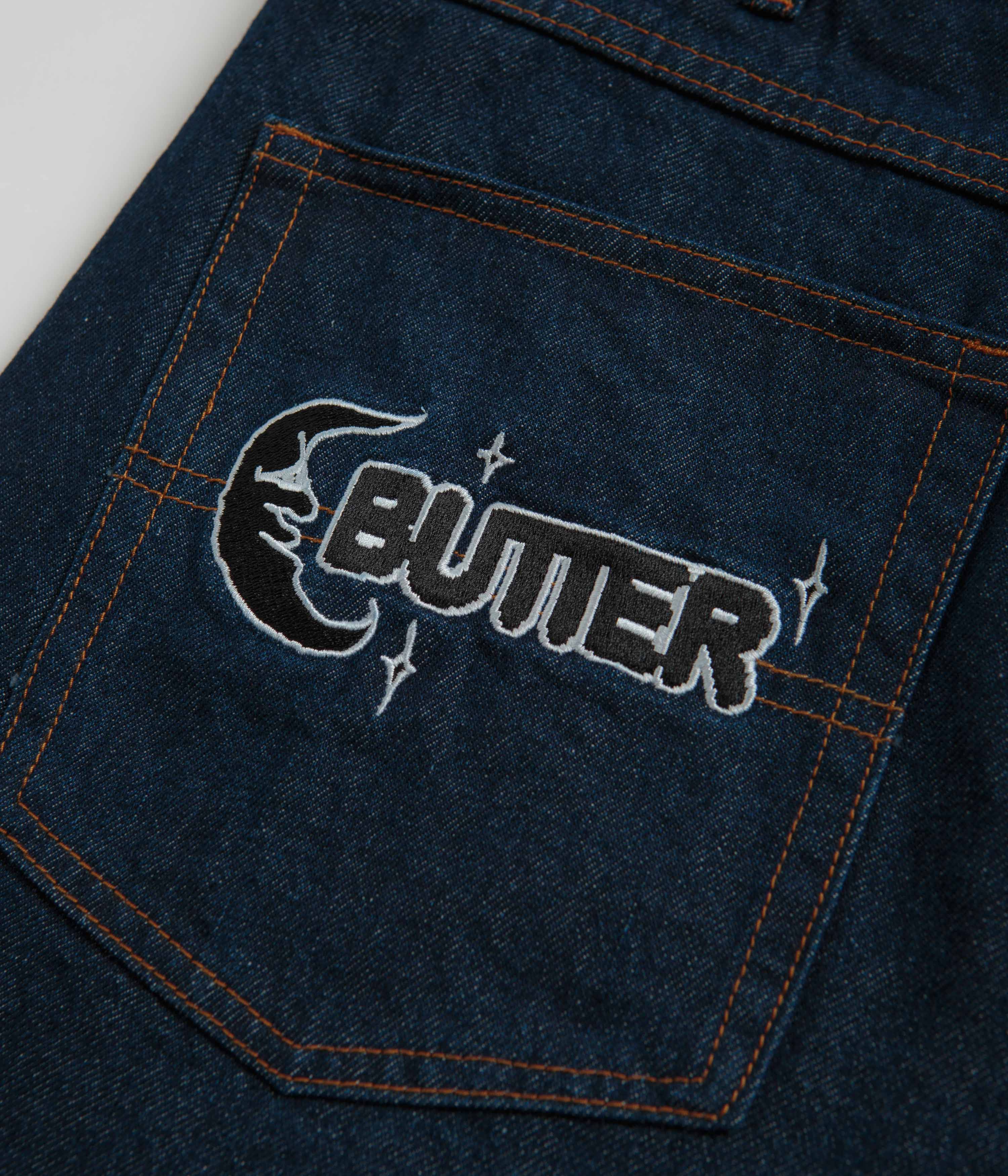 Butter Goods Critter Baggy Denim Shorts - Dark Indigo - Image 10