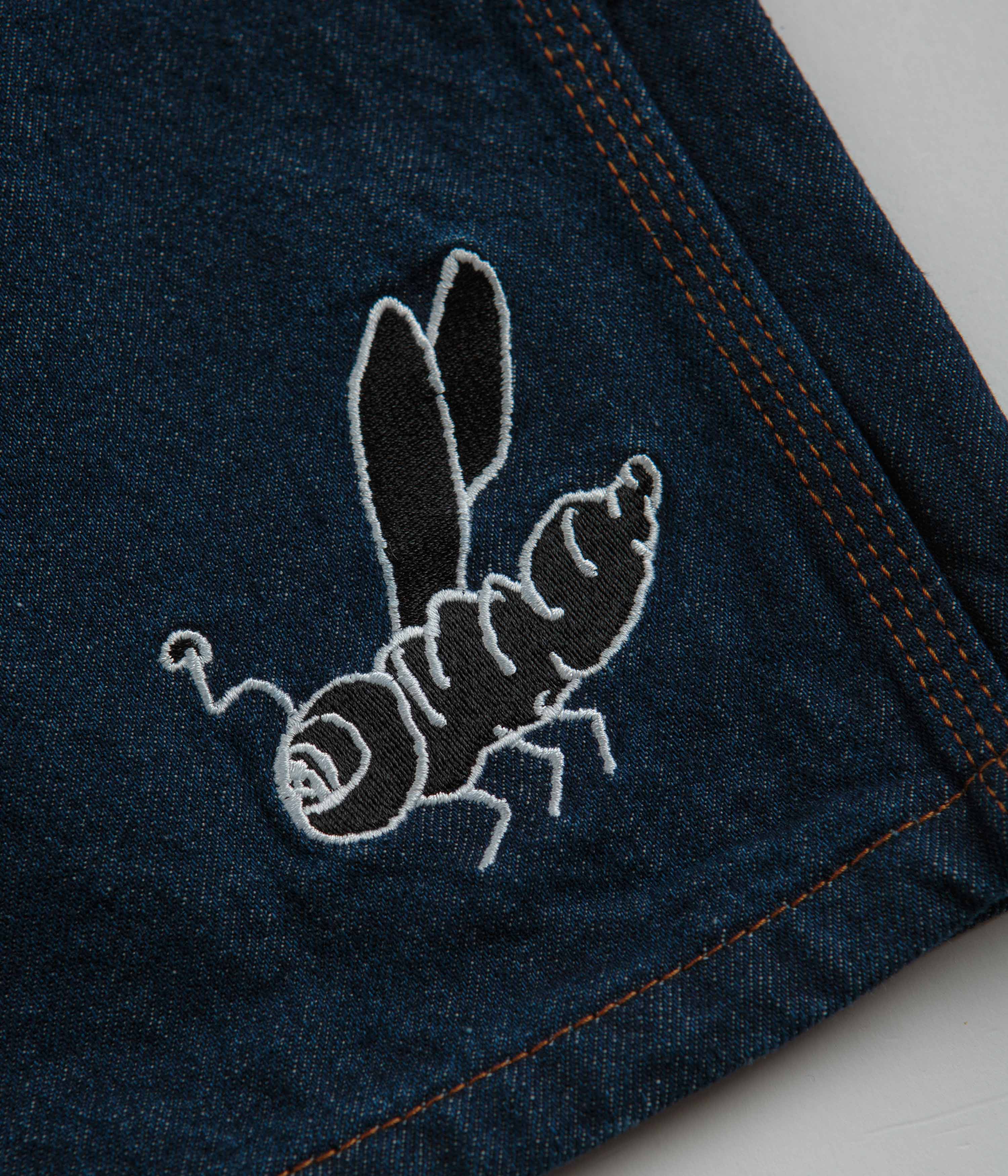 Butter Goods Critter Baggy Denim Shorts - Dark Indigo - Image 4