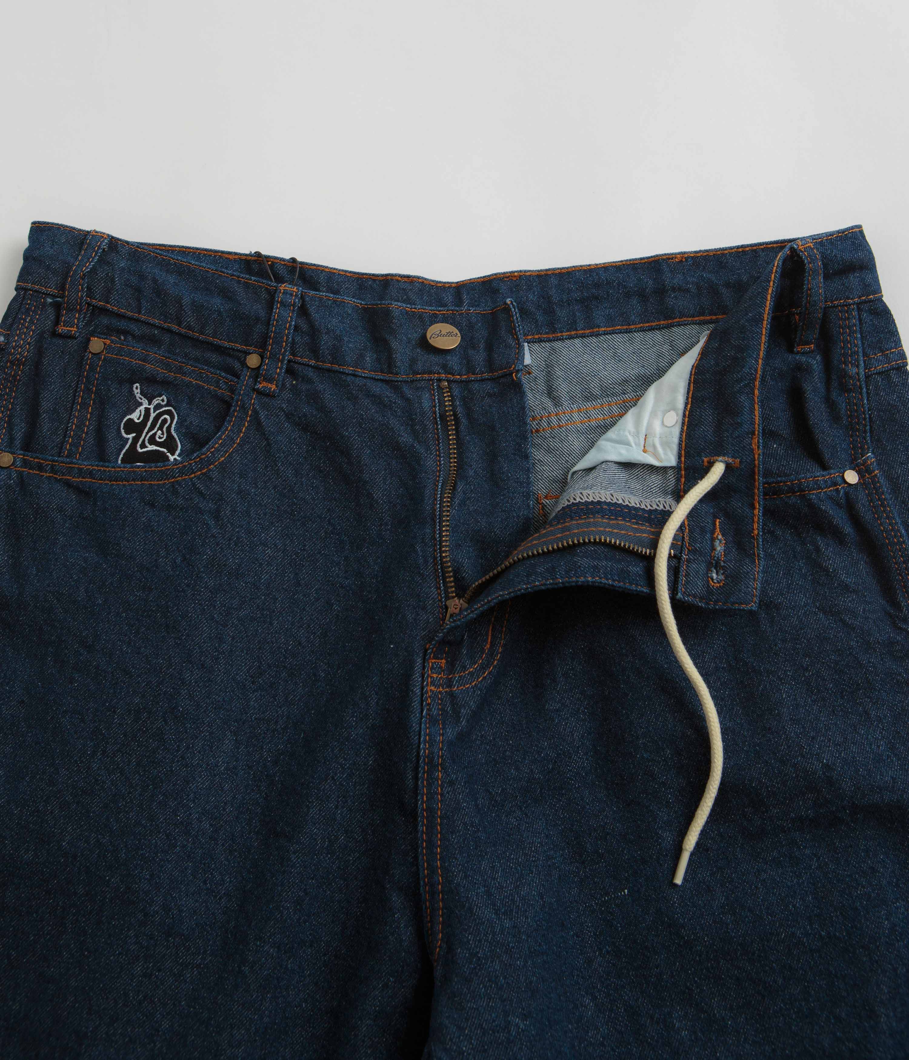 Butter Goods Critter Baggy Denim Shorts - Dark Indigo - Image 8